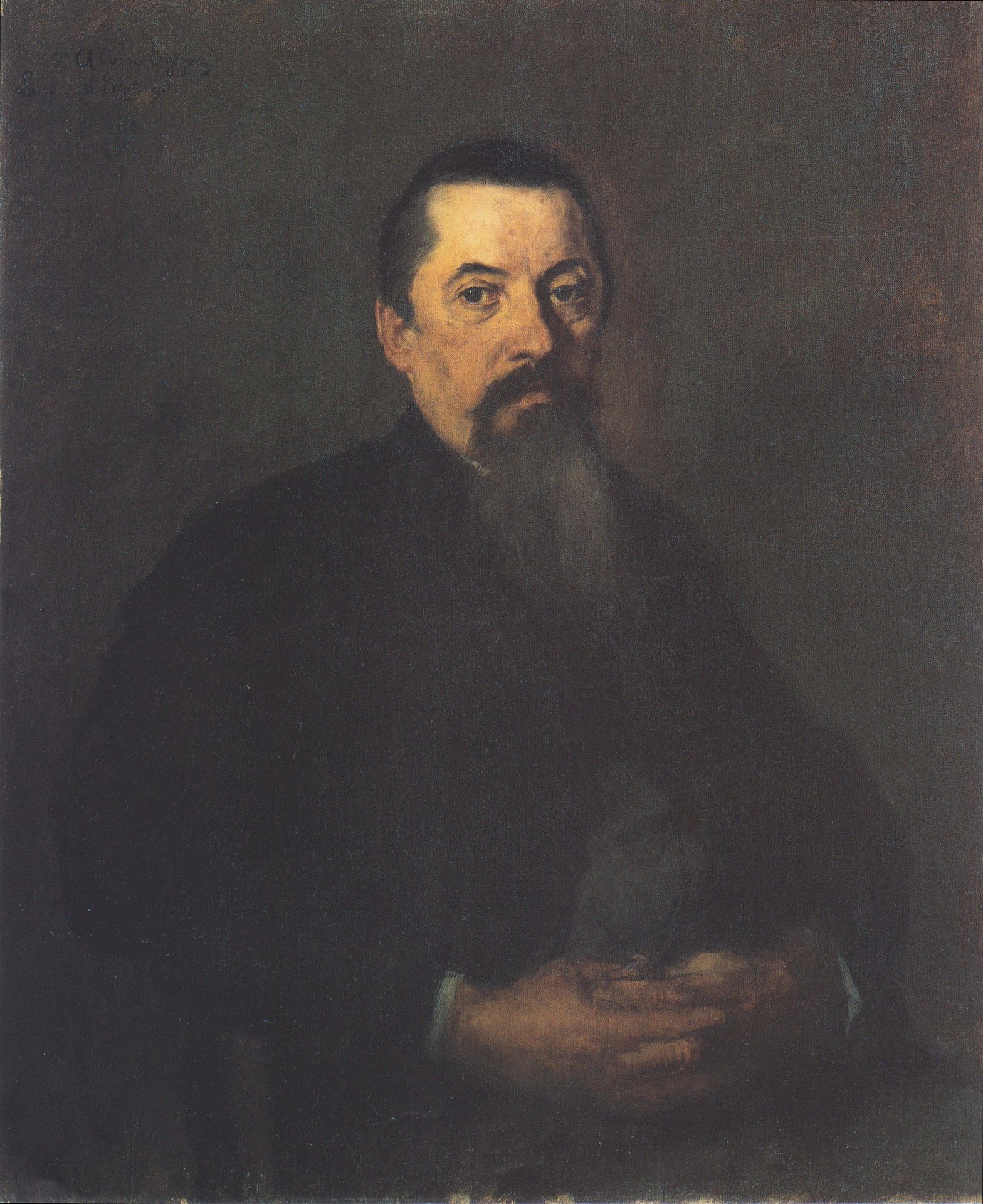 Bildnis Des Vaters Des Künstlers by Albin Egger-Lienz