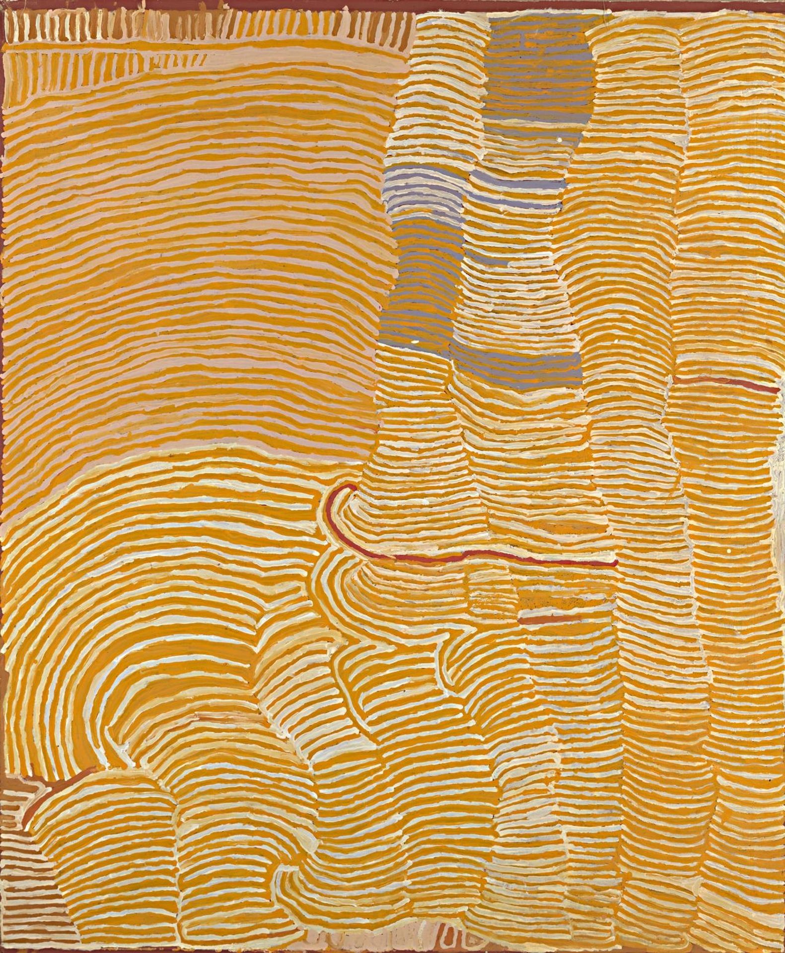 Women's Dreaming at Lupulnga by Makinti Napanangka