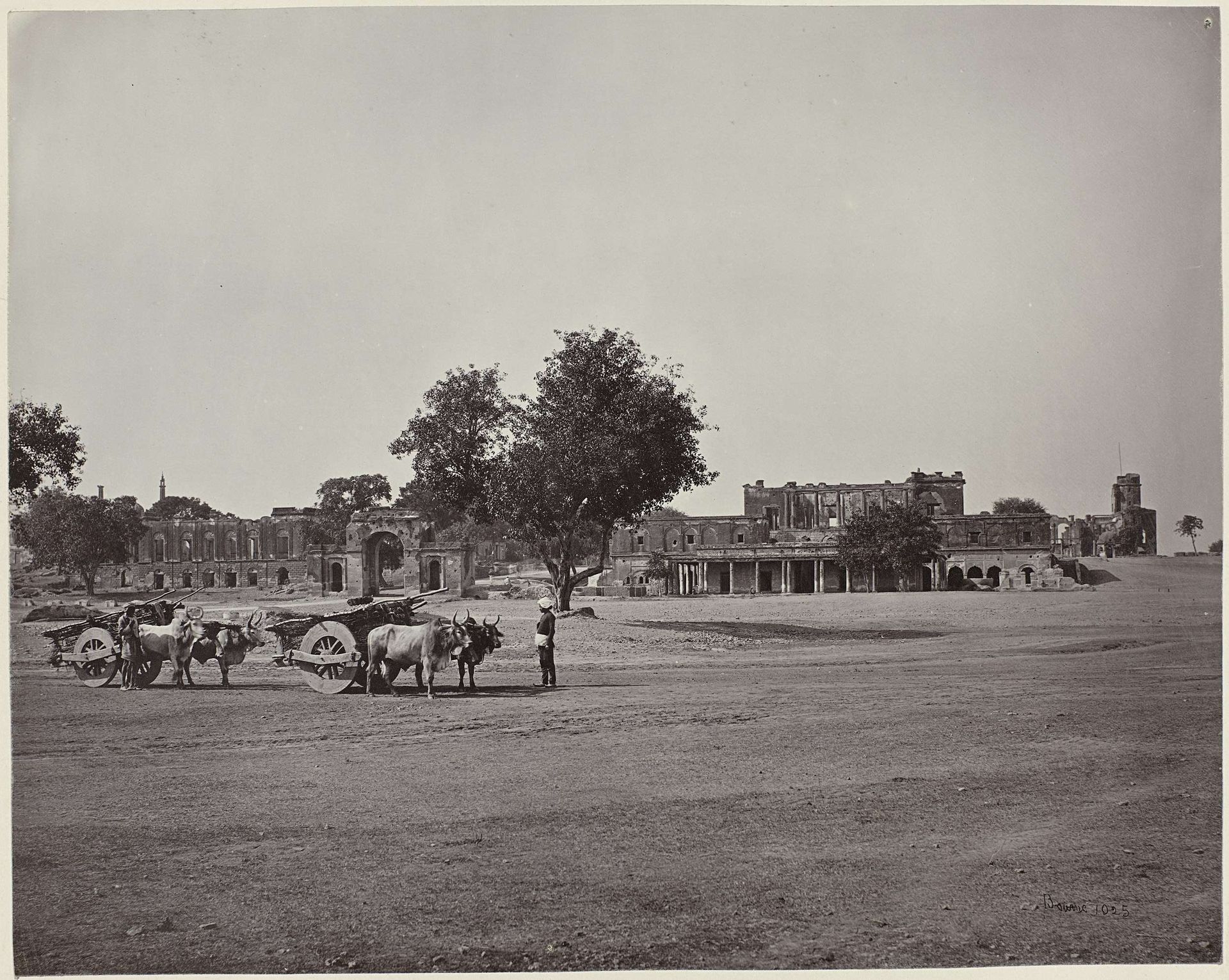 The British Residency at Lucknow, Uttar Pradesh, India by Samuel Bourne