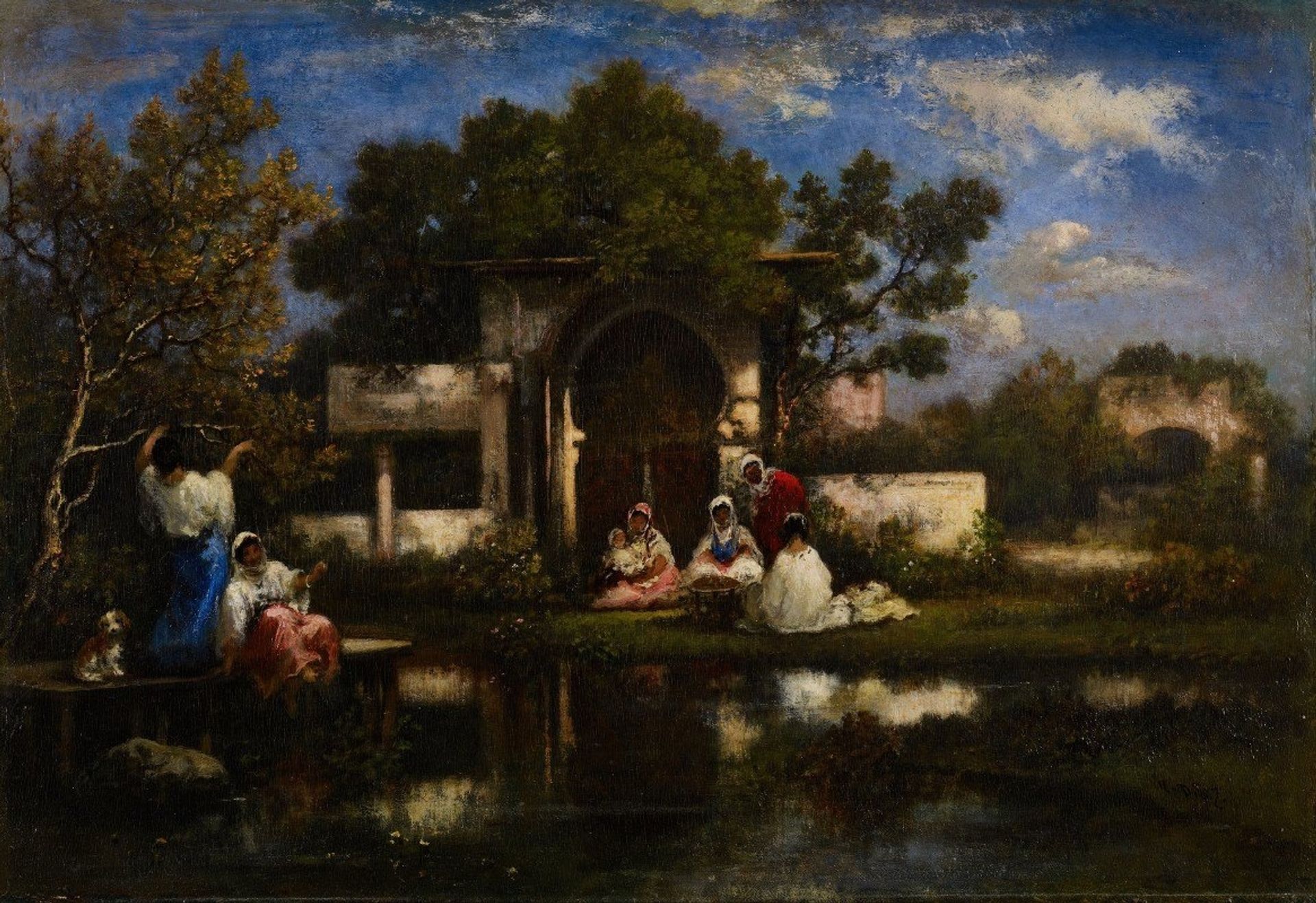 Seraglio, Constantinople by Narcisse-Virgilio Diaz
