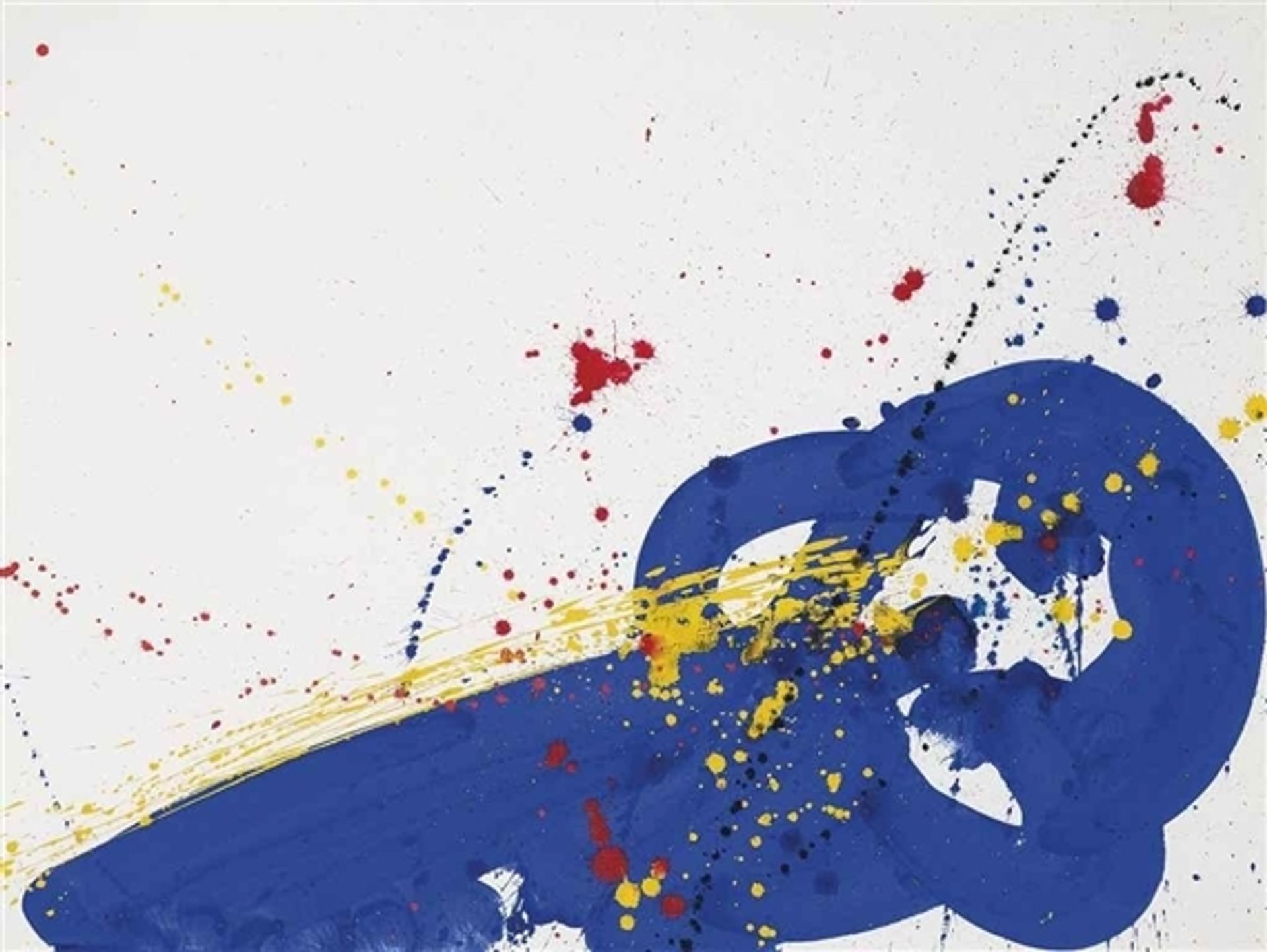 Untitled by Sam Francis