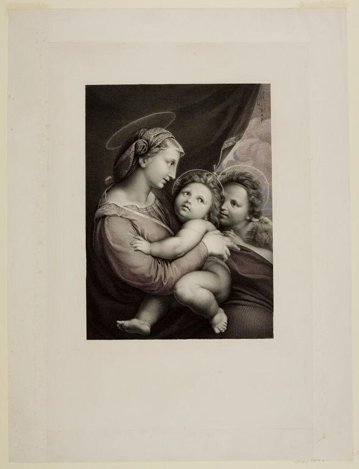 Madonna della tenda by Paolo Toschi