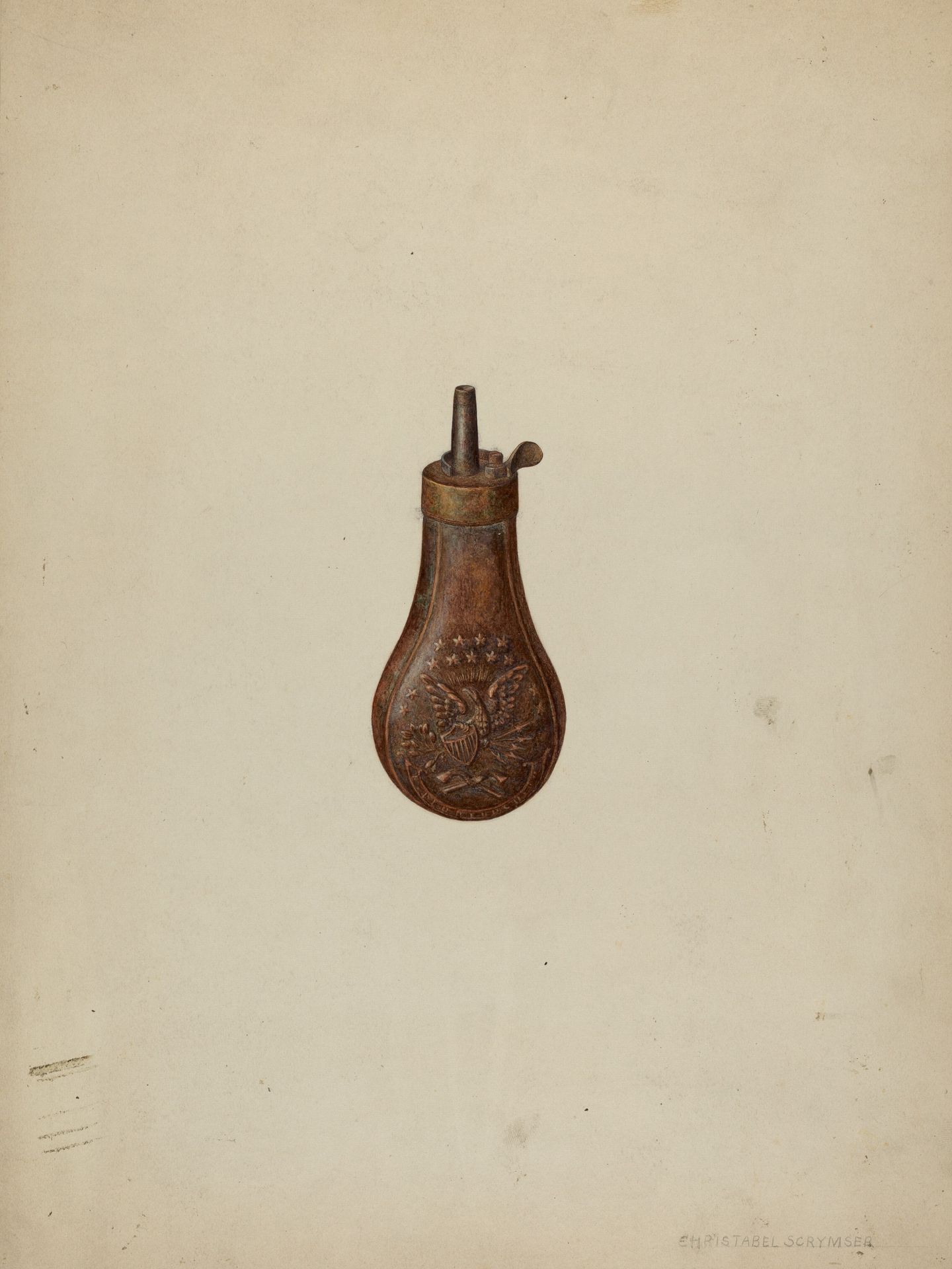 Gun Powder Flask by Christabel Scrymser