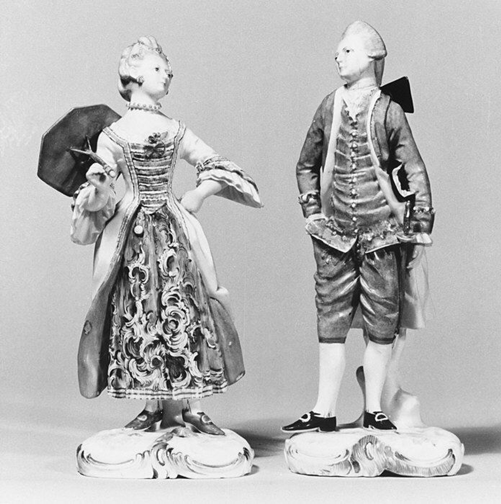 Cavalier (one of a pair) by Fulda Pottery and Porcelain Manufactory