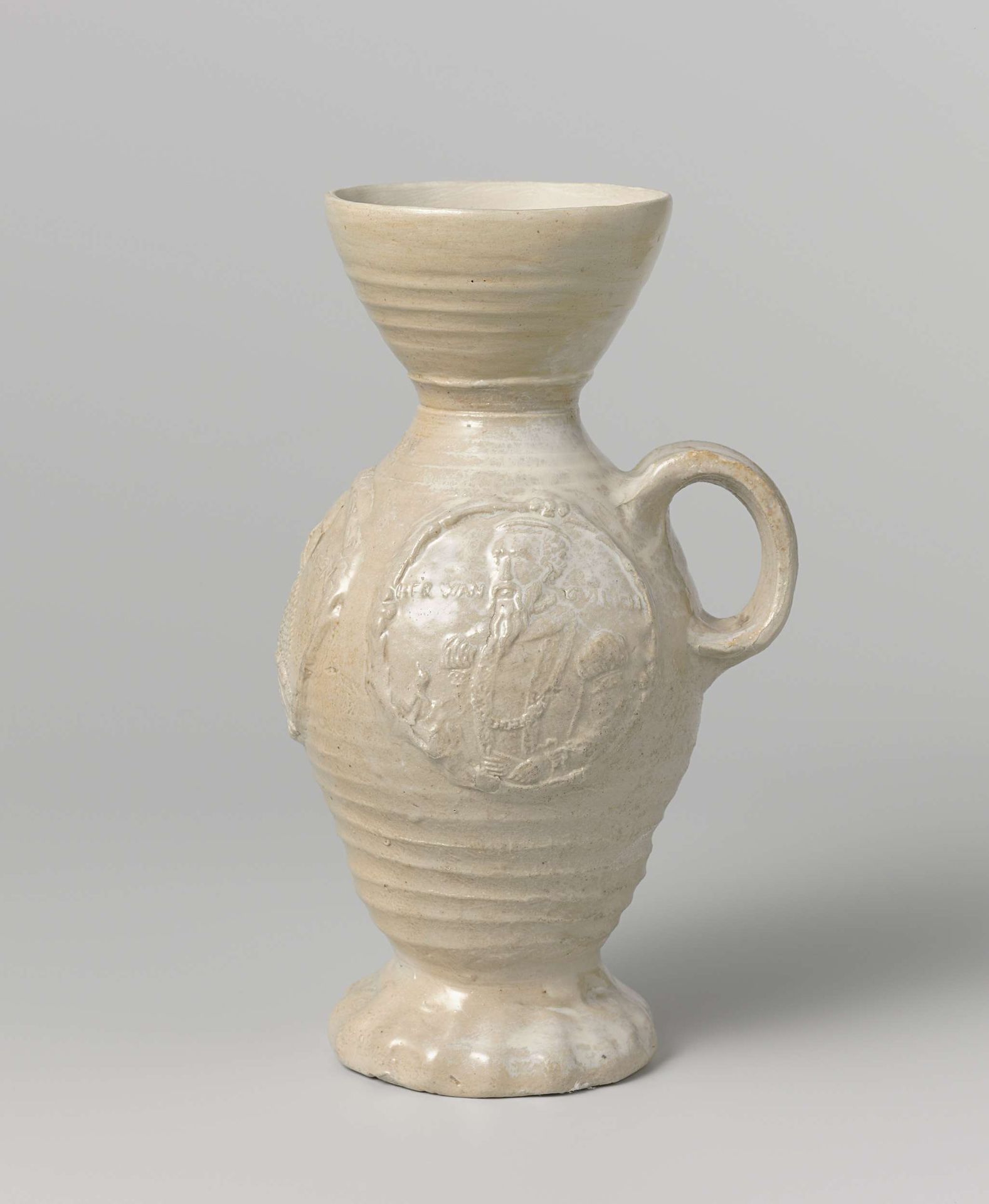 Beacker (trichterhalsbecher) with portraits in medallions by Anonymous