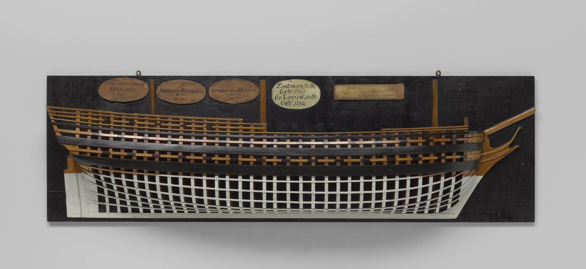 Half Model of an 80-Gun Ship of the Line by Anonymous