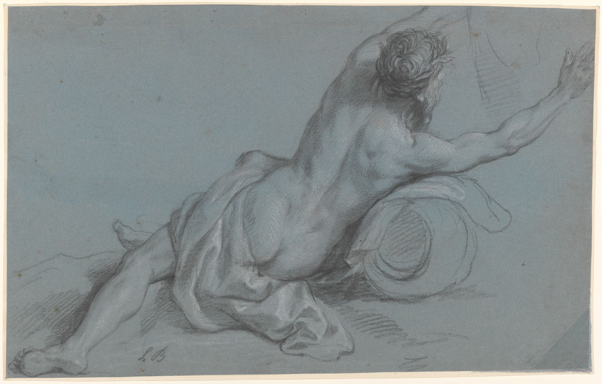 Reclining River God by Louis de Boullogne the Younger
