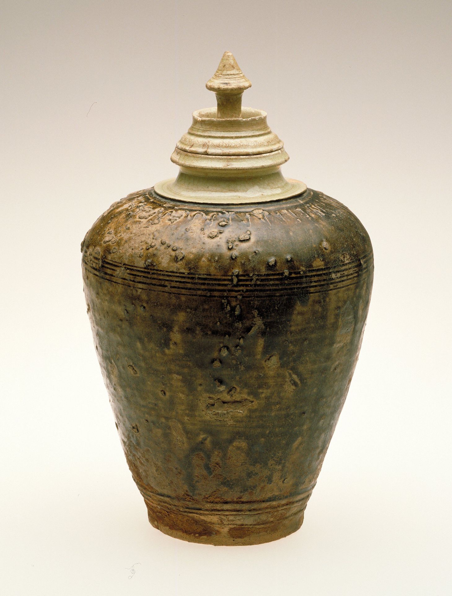 Covered Jar by Anonymous