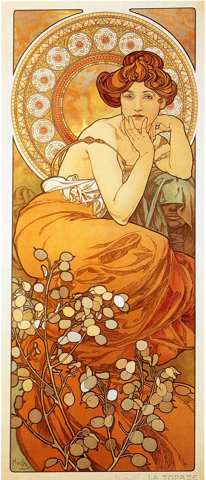 Topaz by Alphonse Mucha