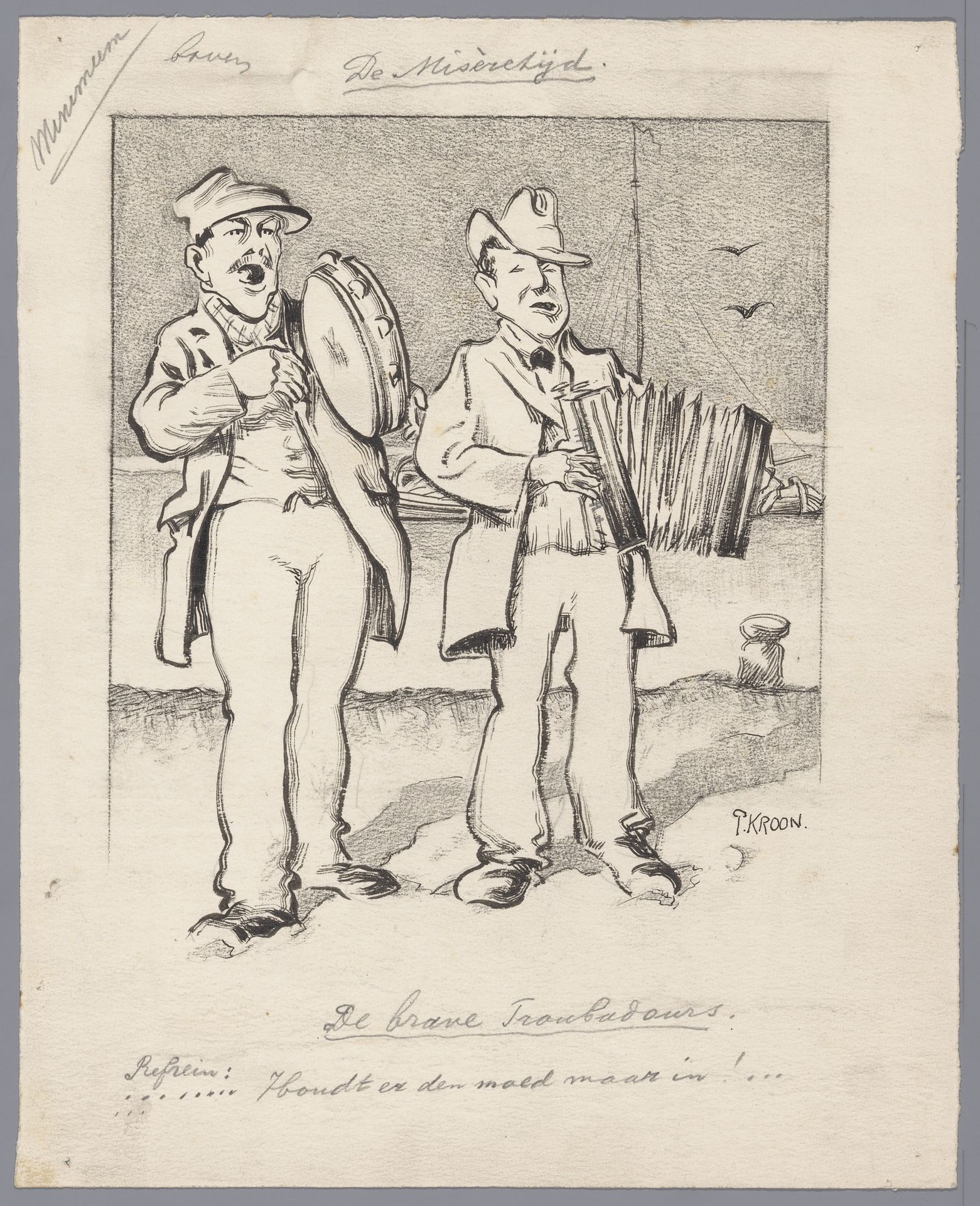 Straatmuzikanten by Patricq Kroon