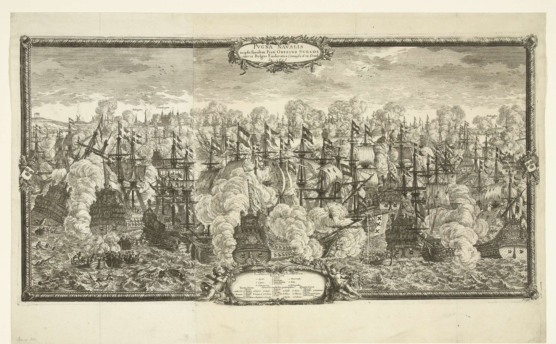 Slag in de Sont, 1658 by Willem Swidde