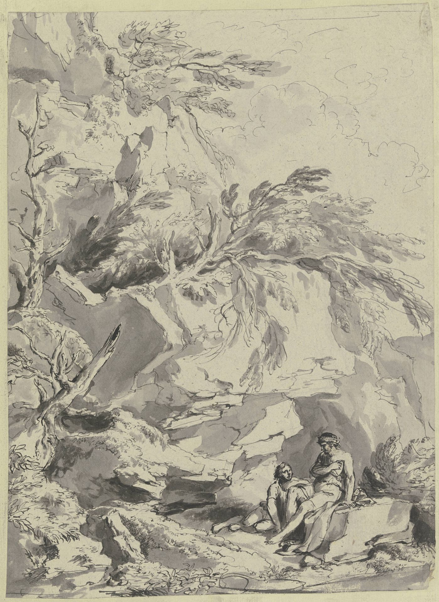 Heroic landscape by Anton Radl