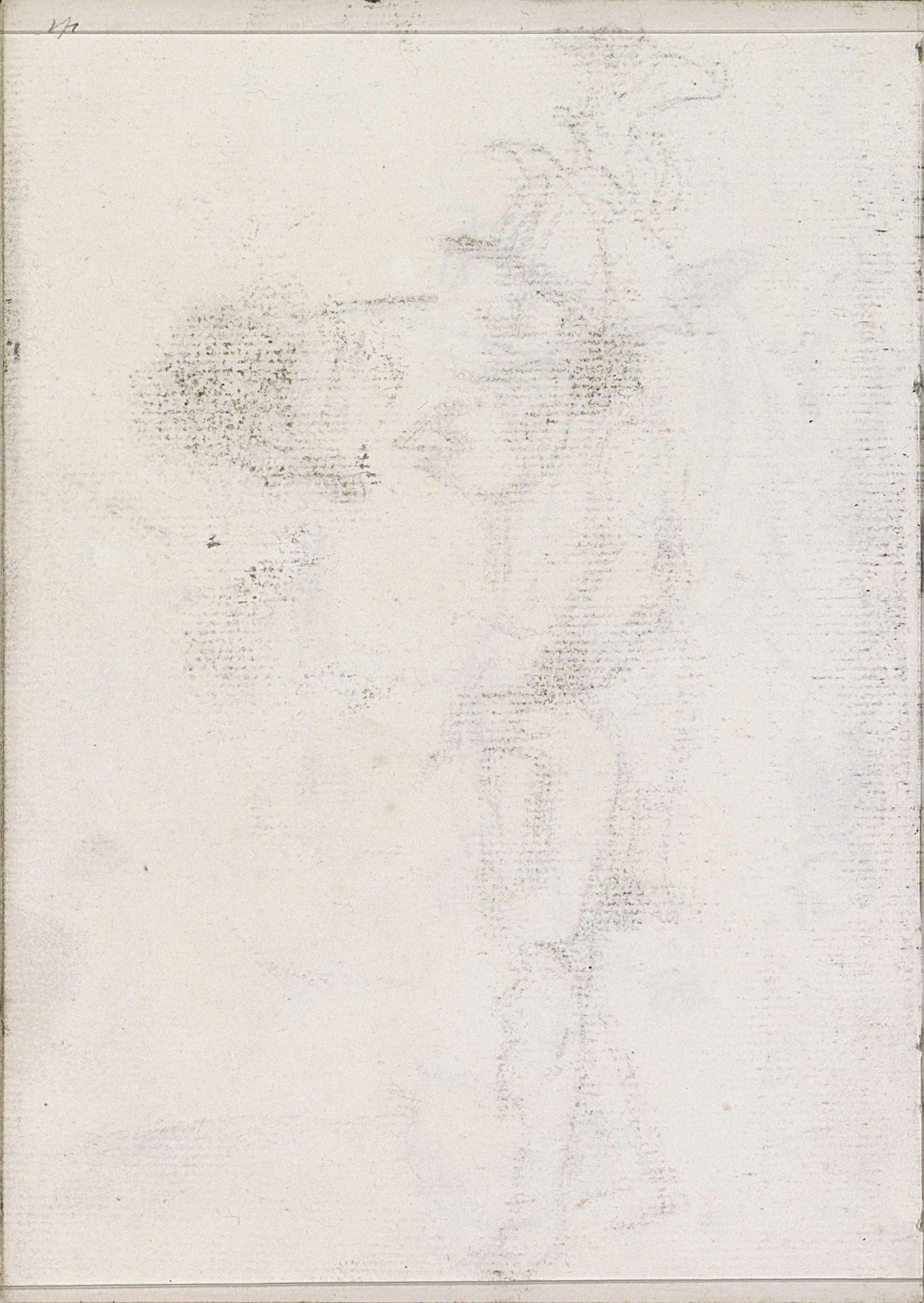 Abklatsch van de krijttekening op blad 3 recto by Isaac Israels