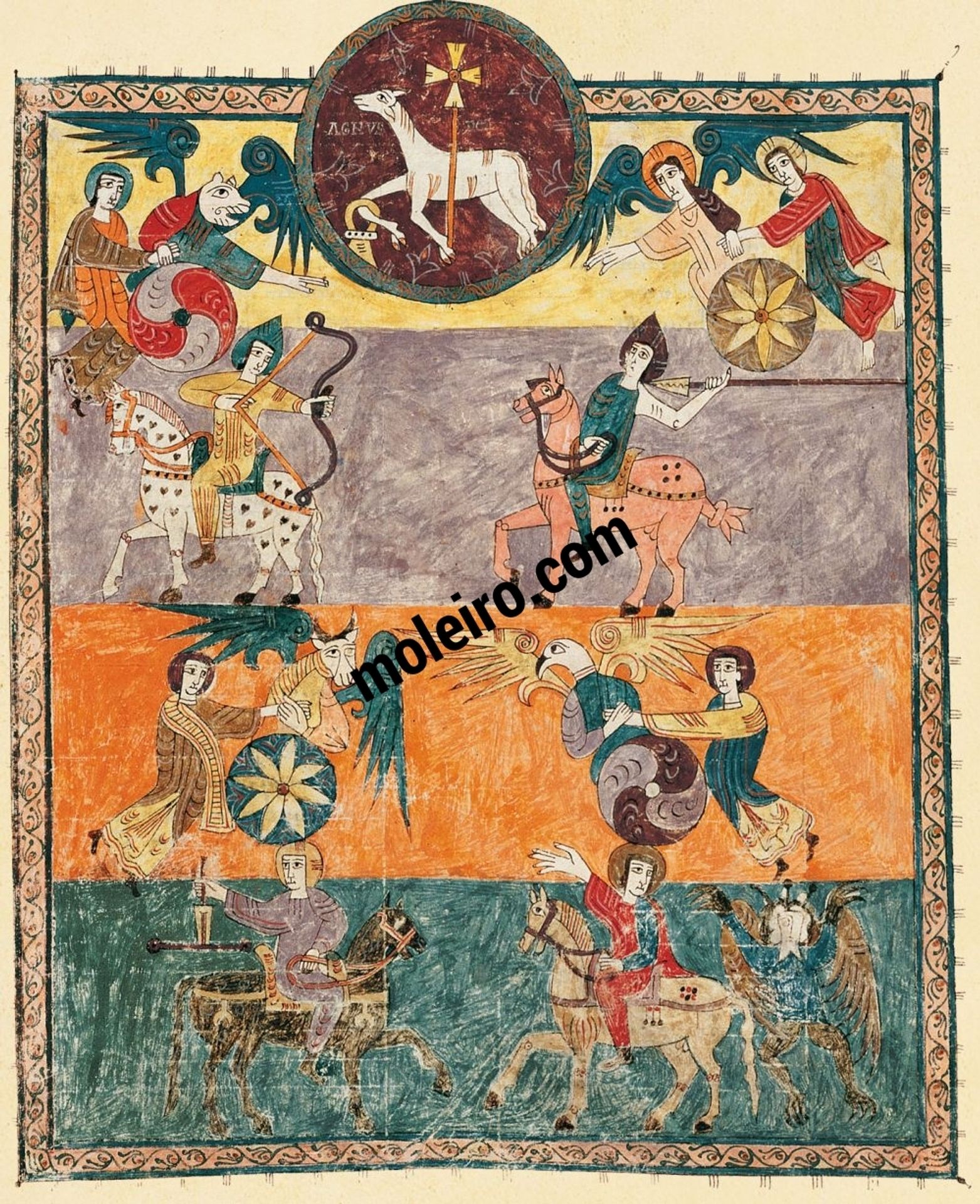 The opening of the first four seals by Ende