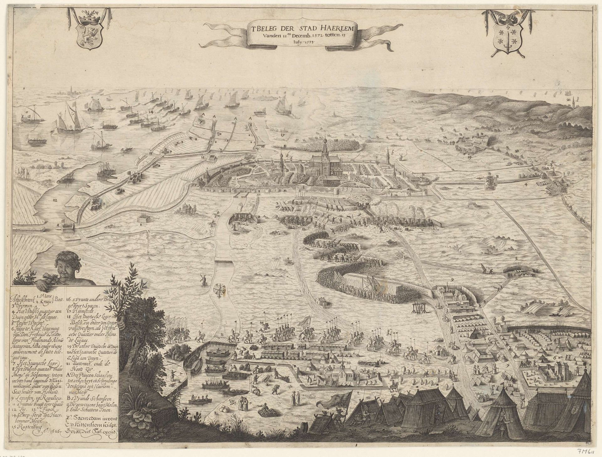 Beleg van Haarlem, 1572-1573 by Cornelis van Kittensteyn