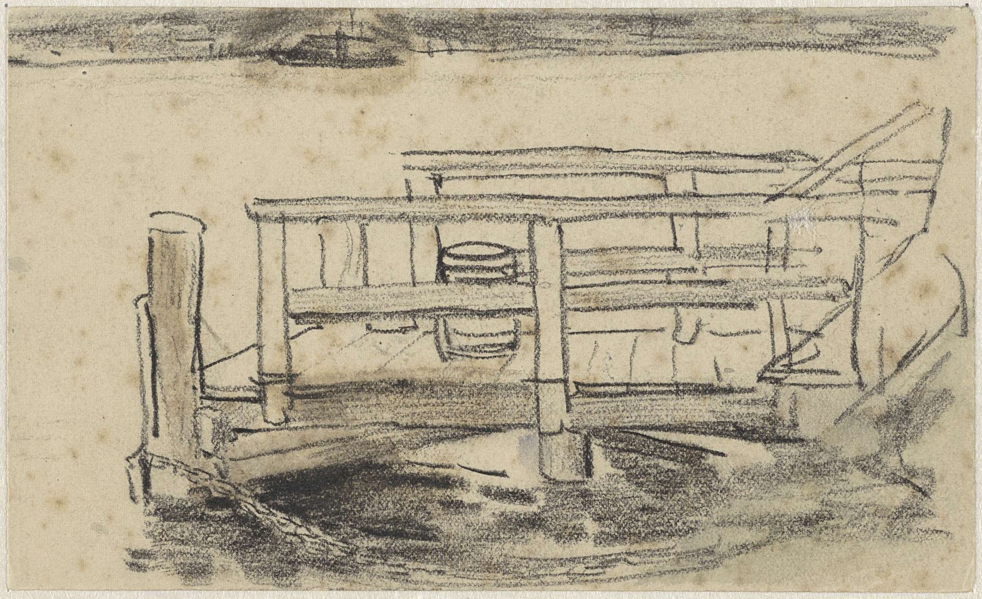 Aanlegsteigertje by Adolf le Comte