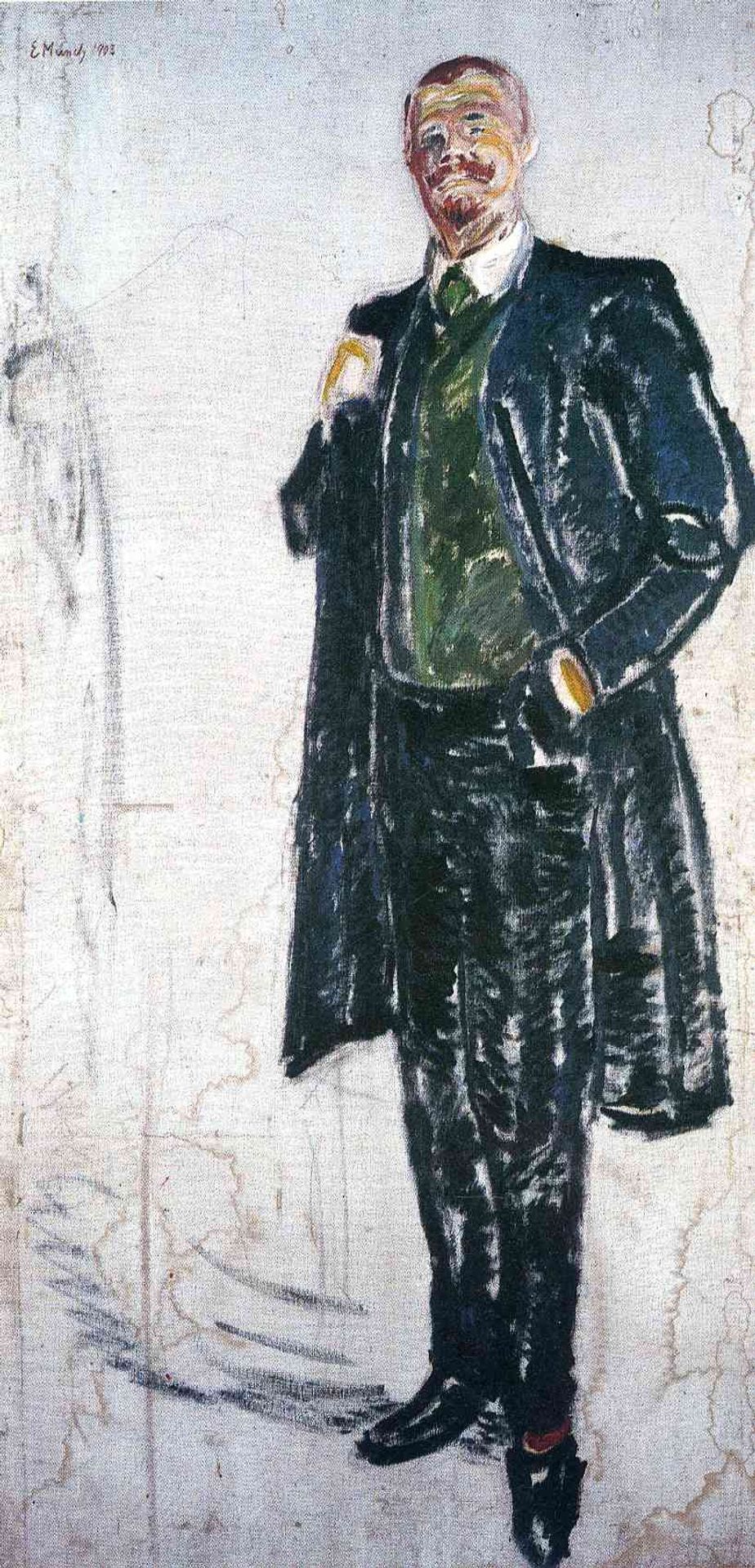 Jens Thiis by Edvard Munch