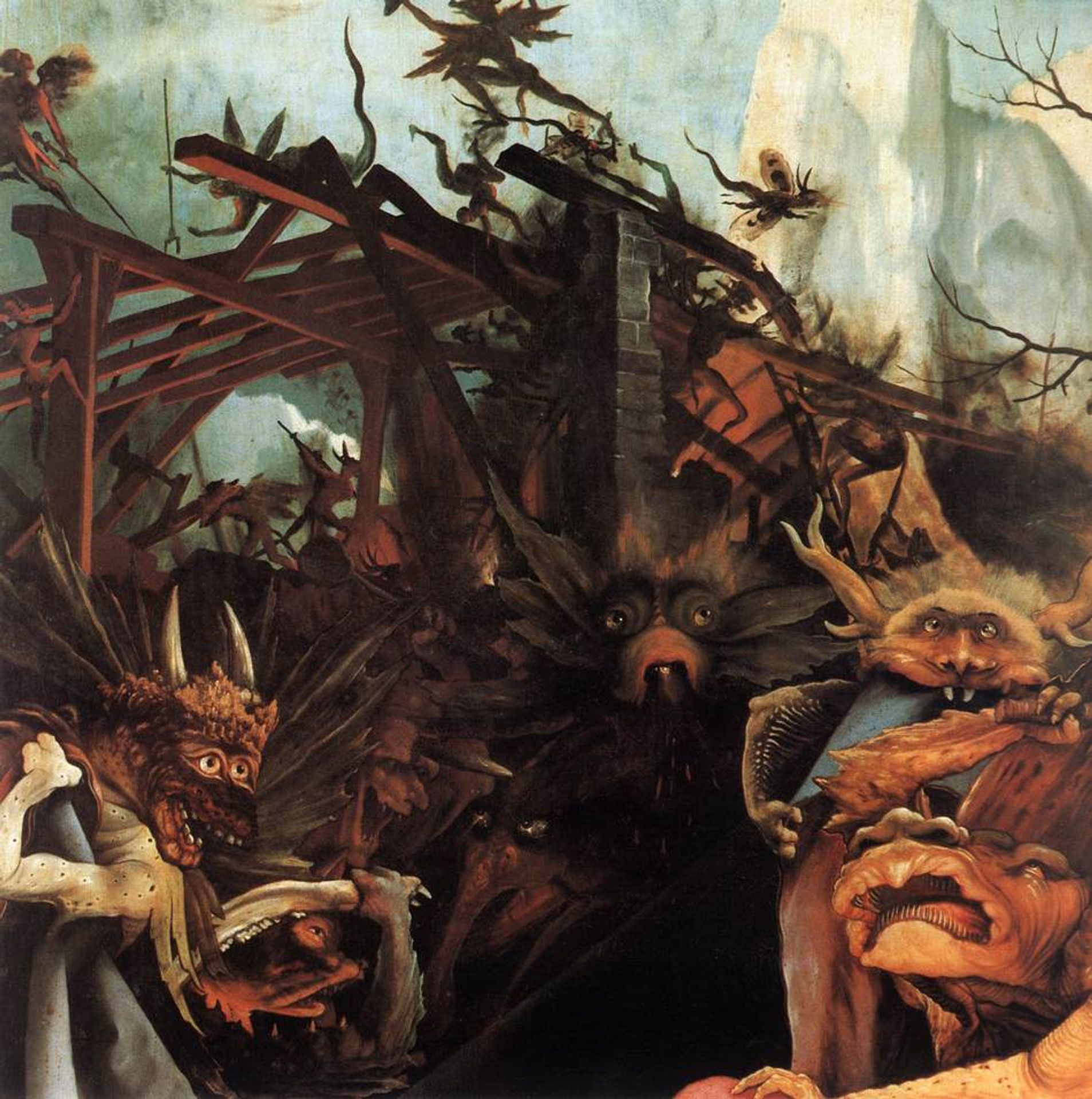 The Temptation of St. Anthony (detail) by Matthias Grünewald
