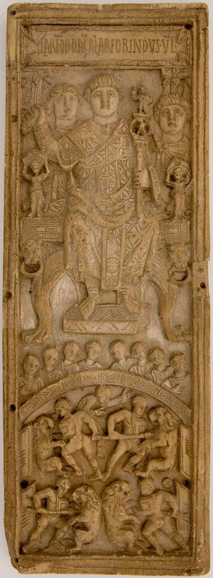 Leaf of Diptych: Consul Areobindus by Unidentified Maker