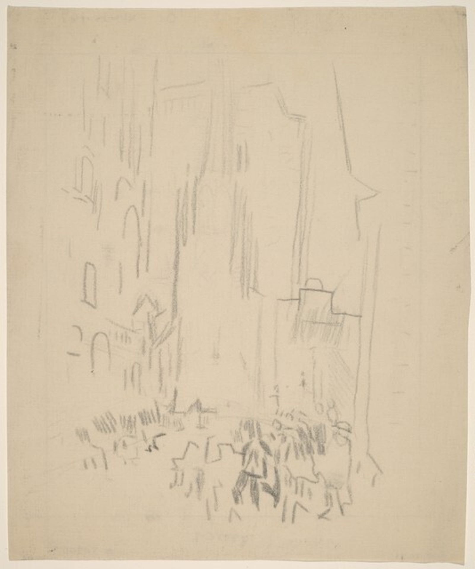 N.Y.C. Street Scene by John Marin