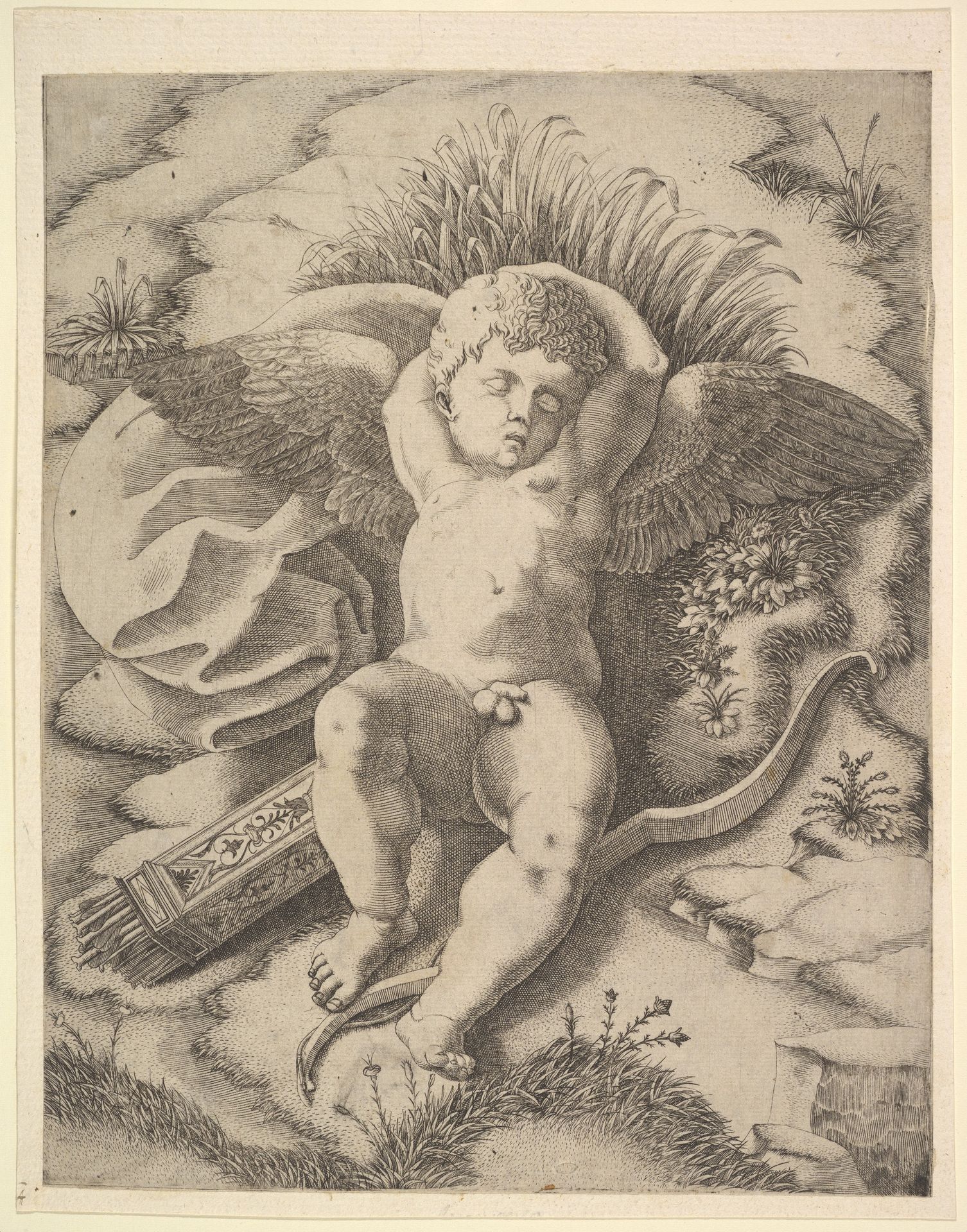 Cupid Sleeping by Anonymous