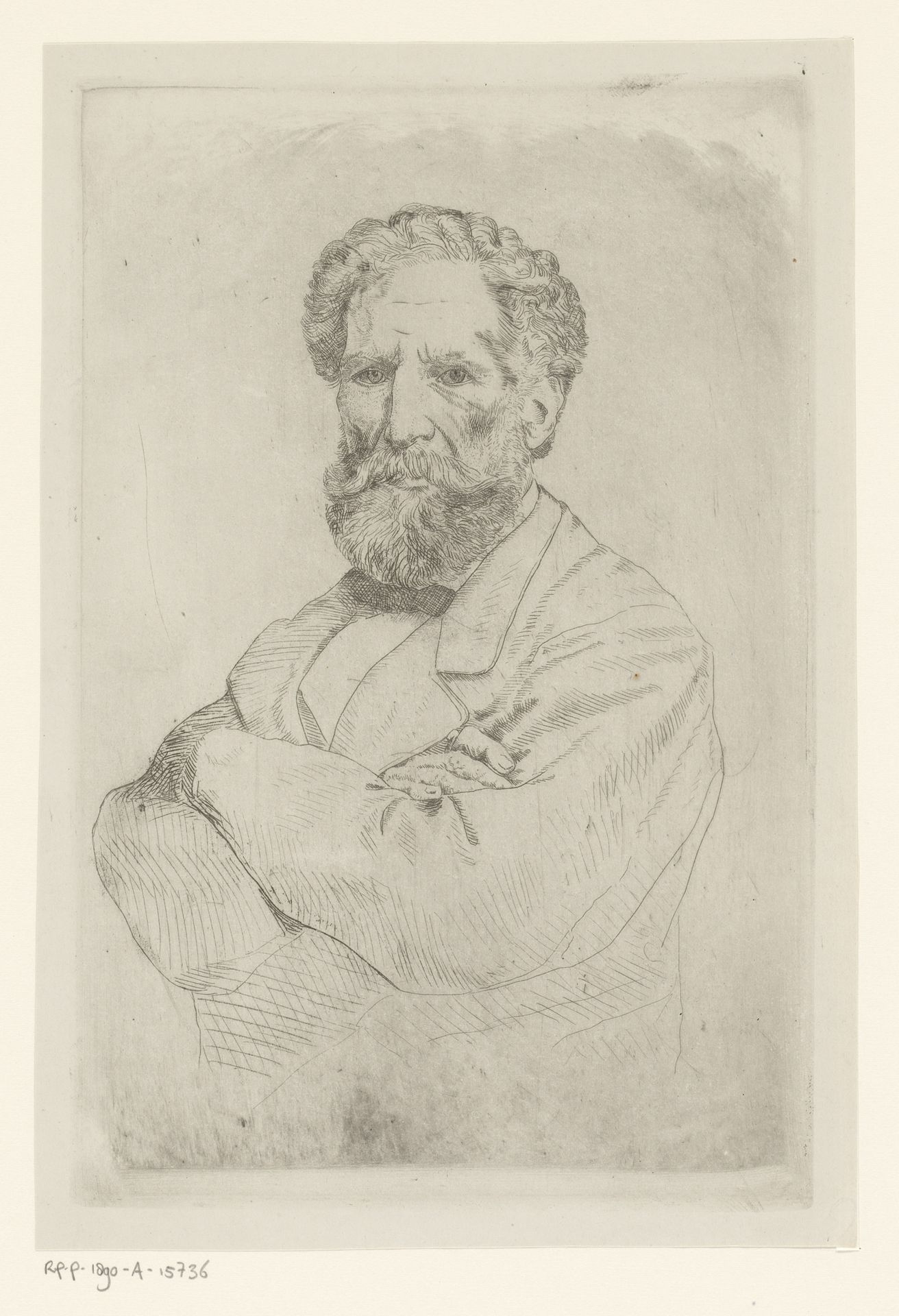 Zelfportret by Karel Theodoor Hippert