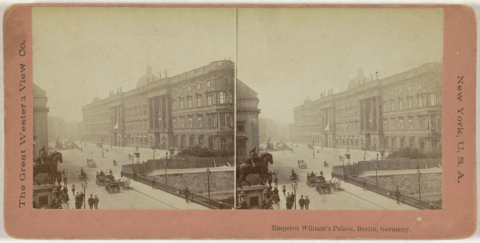 Paleis van Keizer Wilhelm te Berlijn by The Great Western View Co.