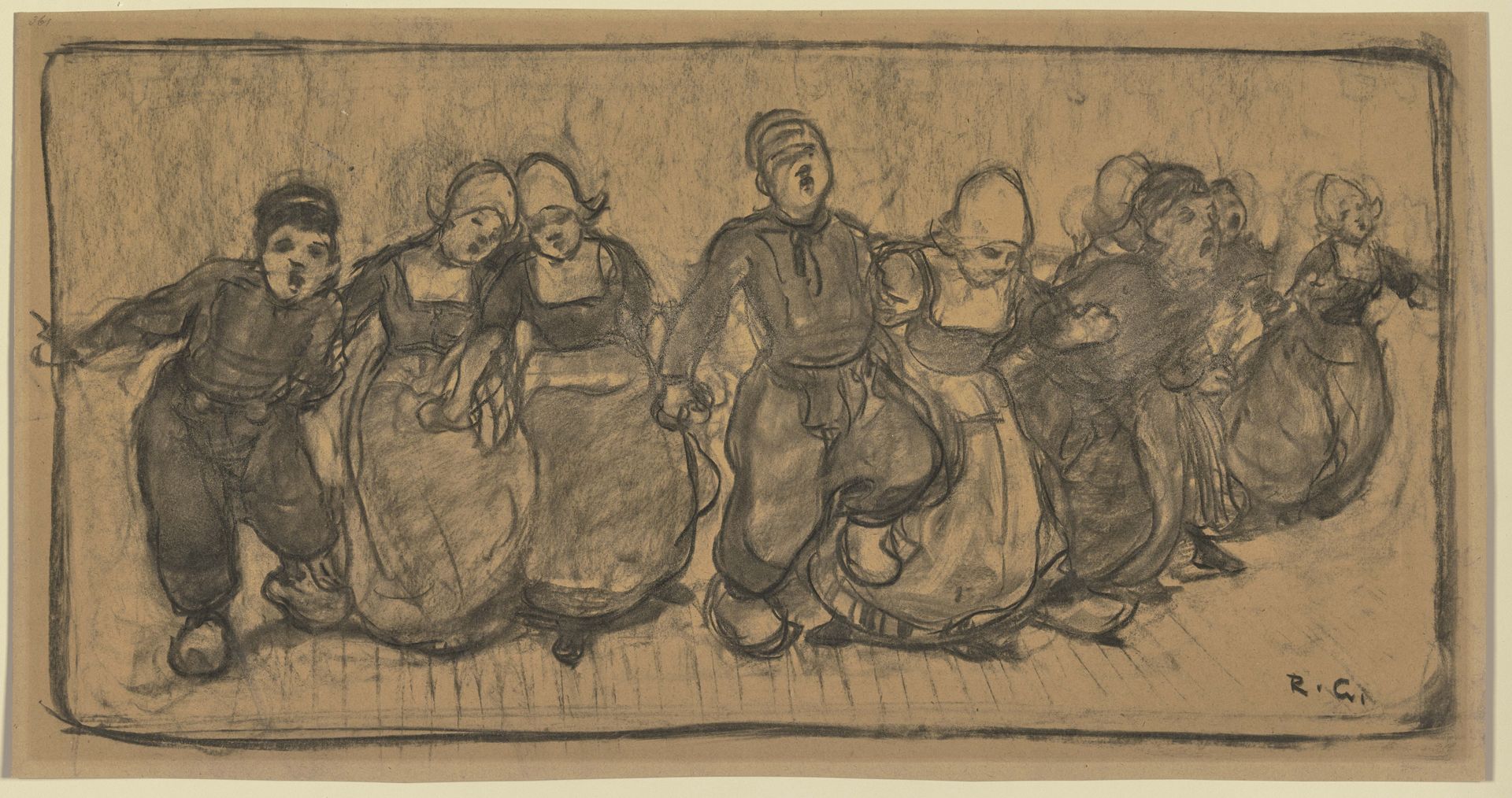Young people in Holland by Rudolf Gudden