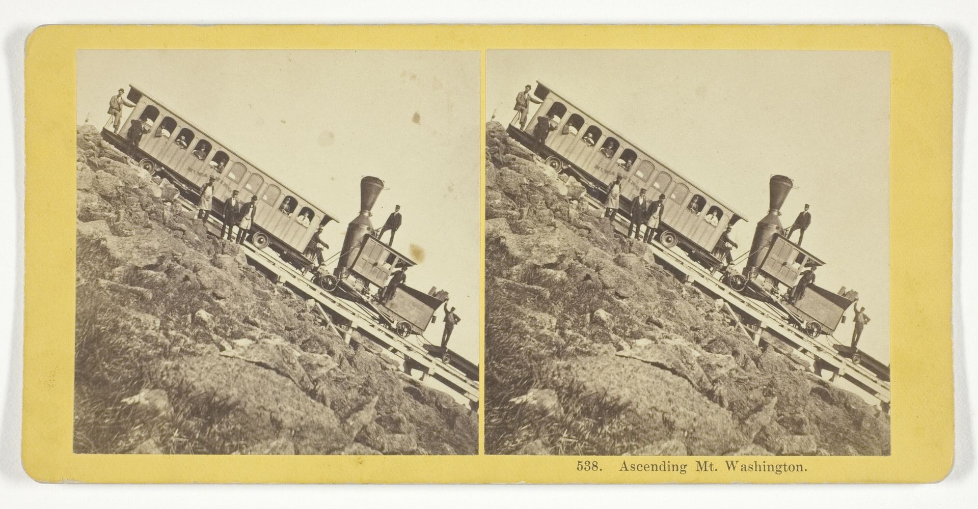 Ascending Mt. Washington by Kilburn Brothers