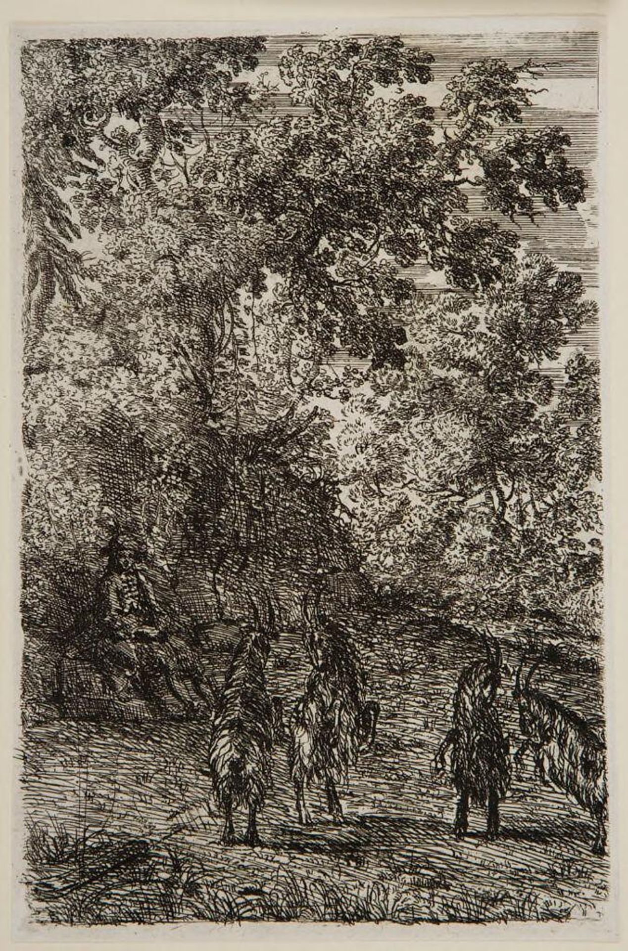 Four Goats by Claude Lorrain