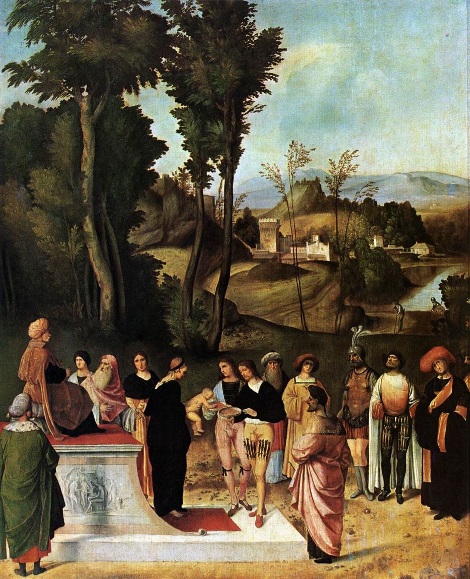 Moses Undergoing Trial by Fire by Giorgione