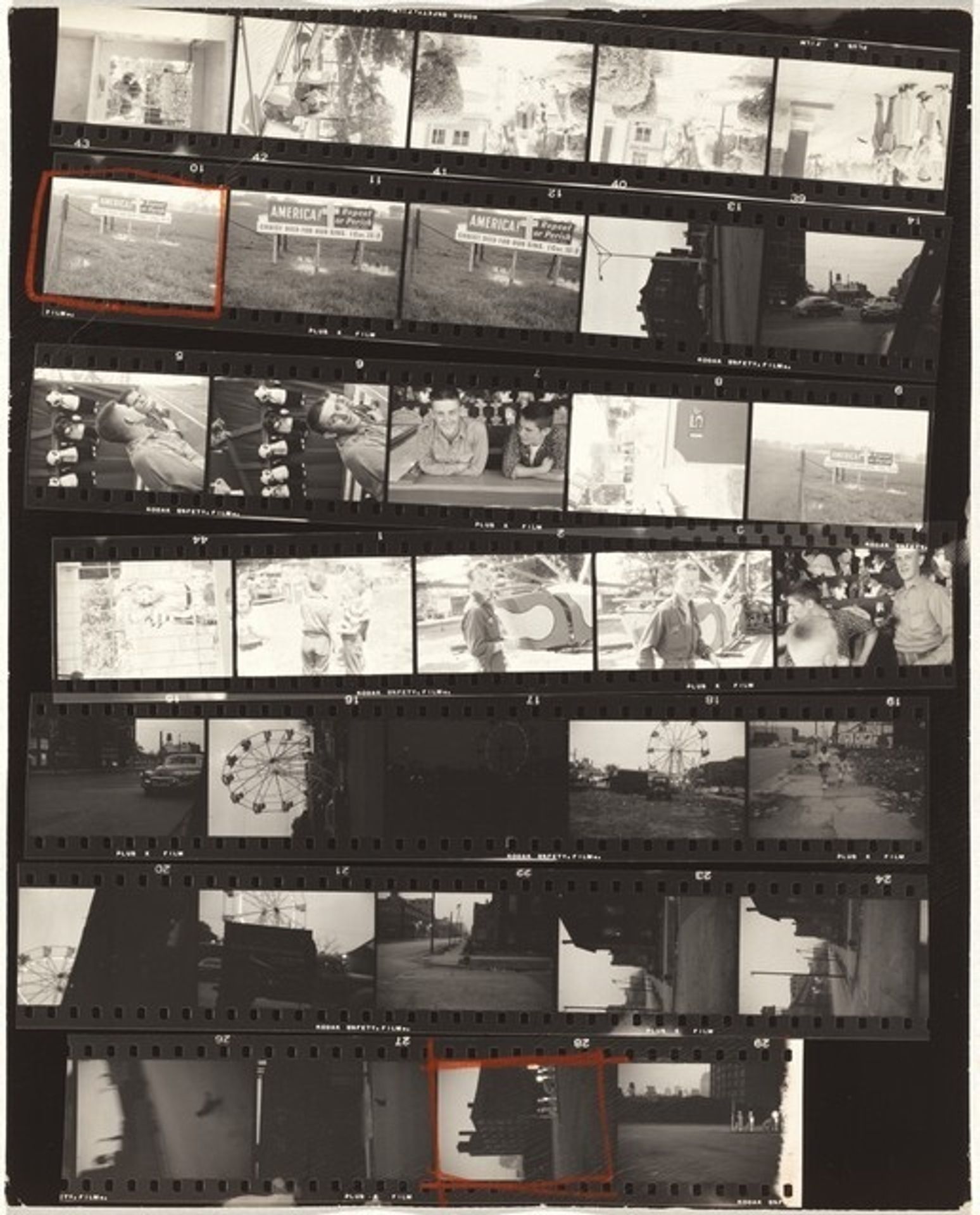 Guggenheim 737--Iowa City, Iowa to Chicago by Robert Frank