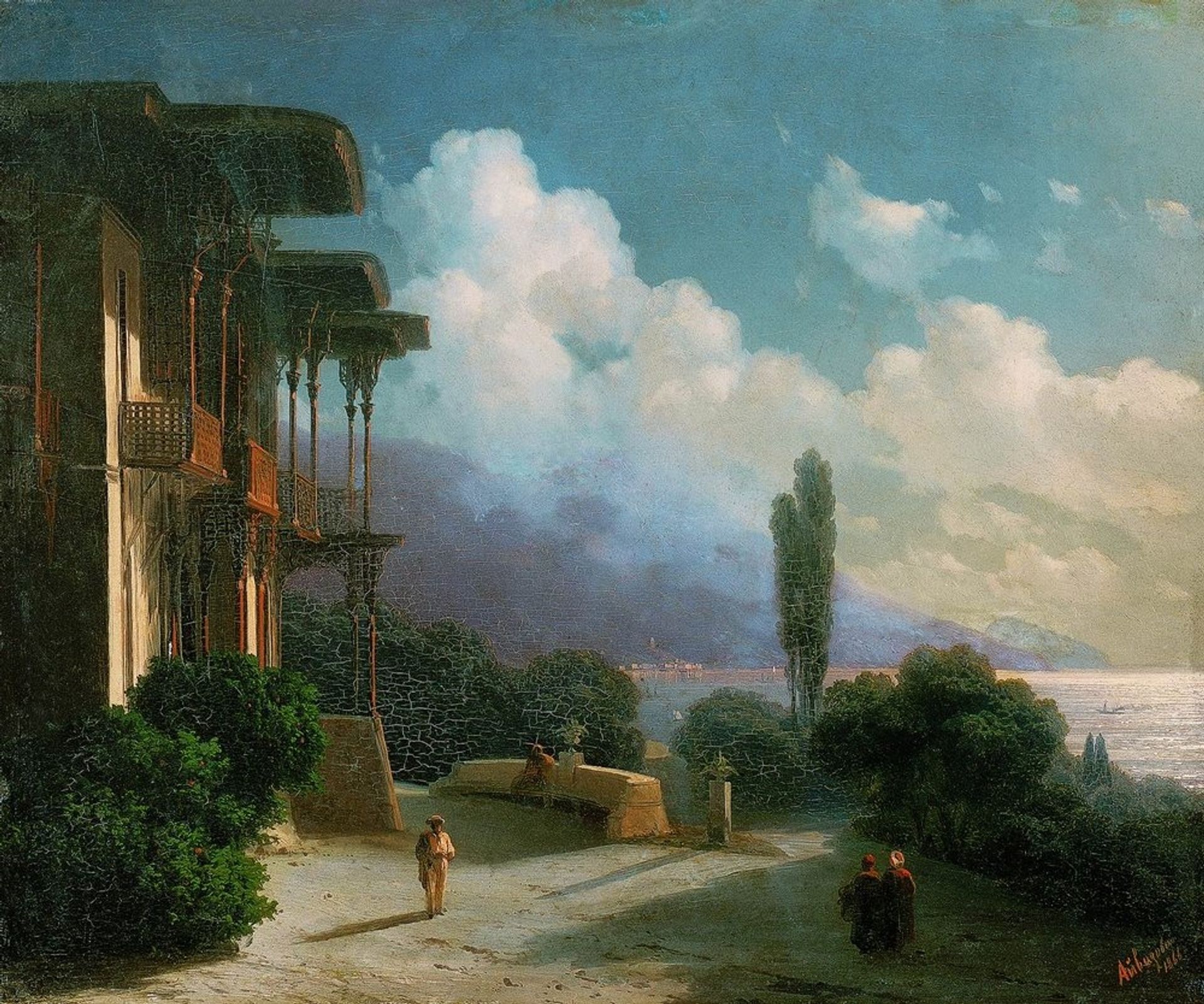 Night near Yalta by Ivan Konstantinovich Aivazovsky