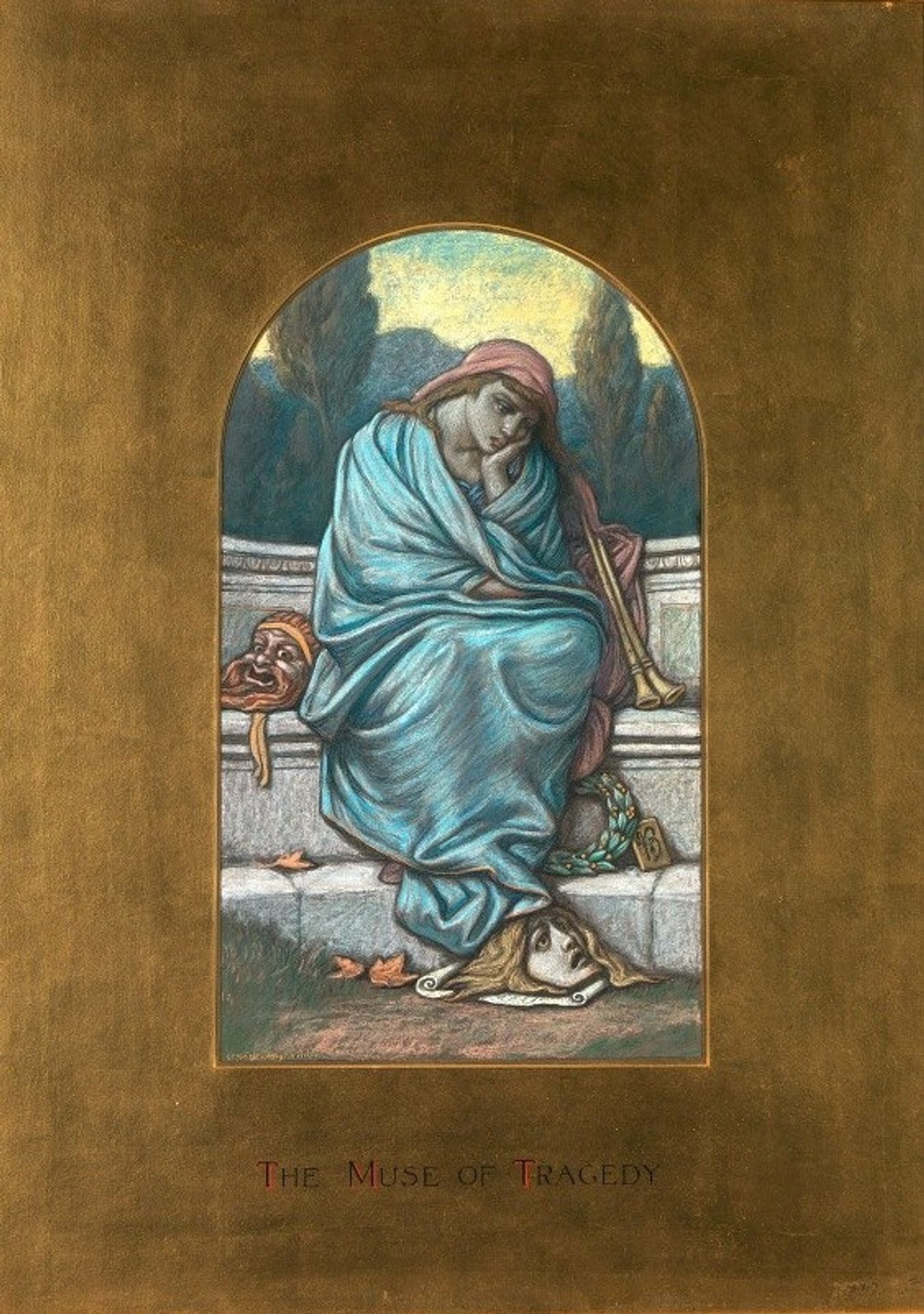 Muse of Tragedy by Elihu Vedder