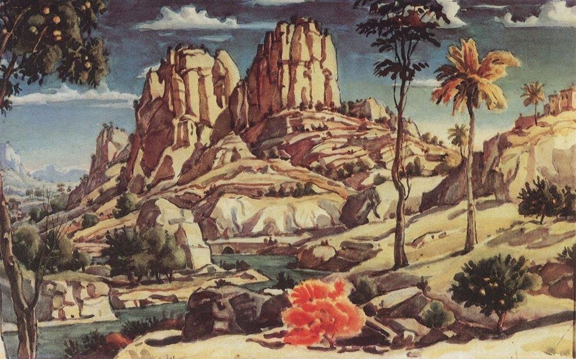 Memories of Mantegna by Konstantin Bogaevsky