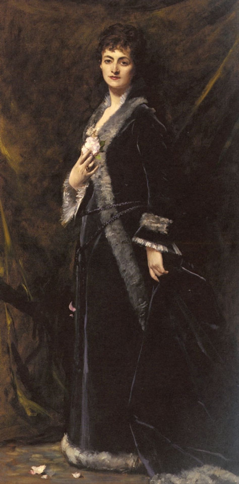 A Portrait of Helena Modjeska Chlapowski by Carolus-Duran