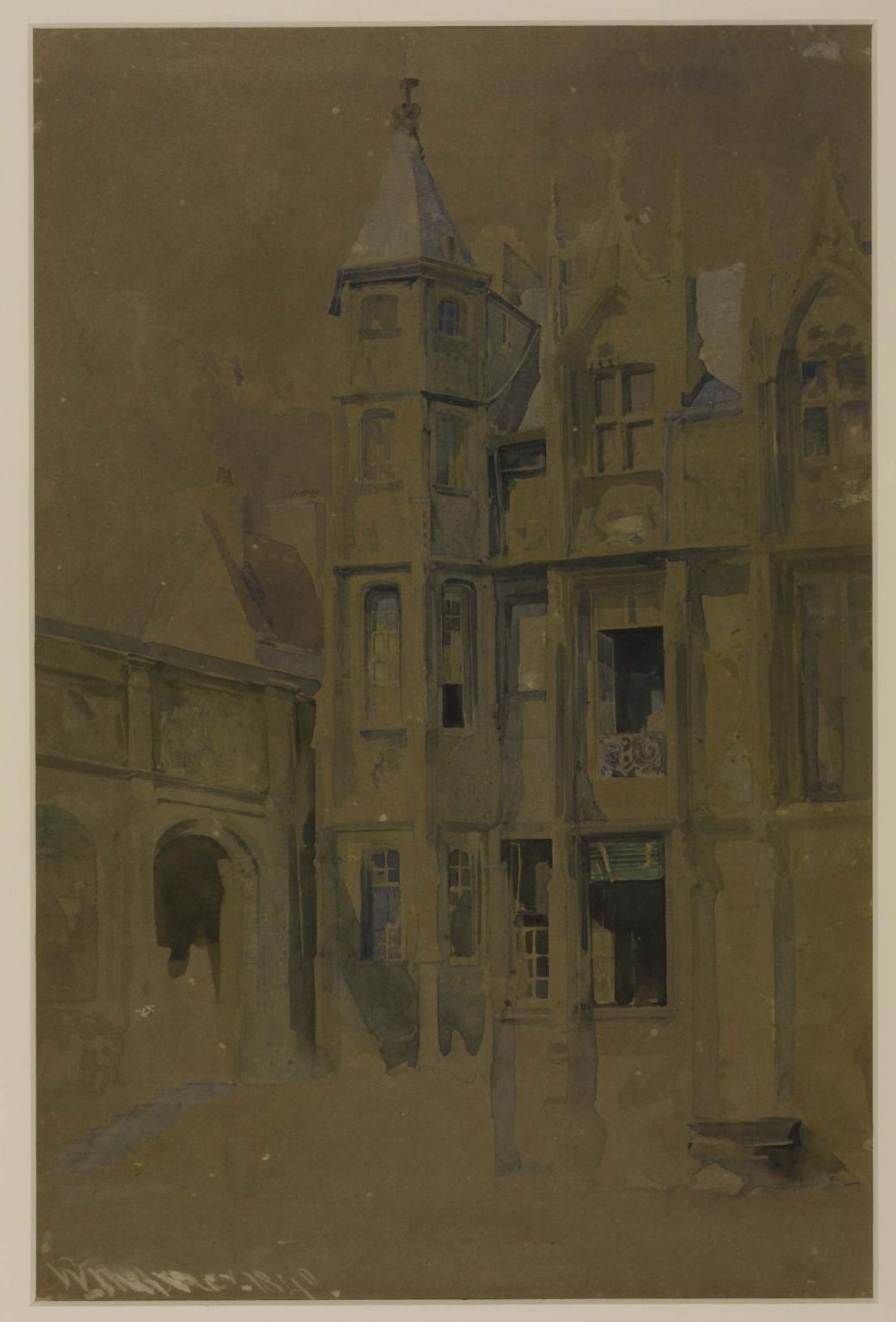 Rouen: Hôtel du Bourgtheroulde by  William James Müller