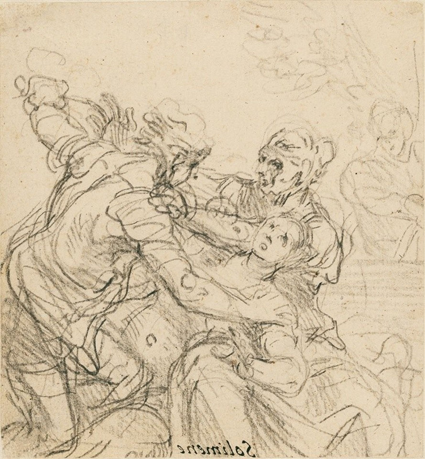 Study for the Death of Messalina by Francesco Solimena