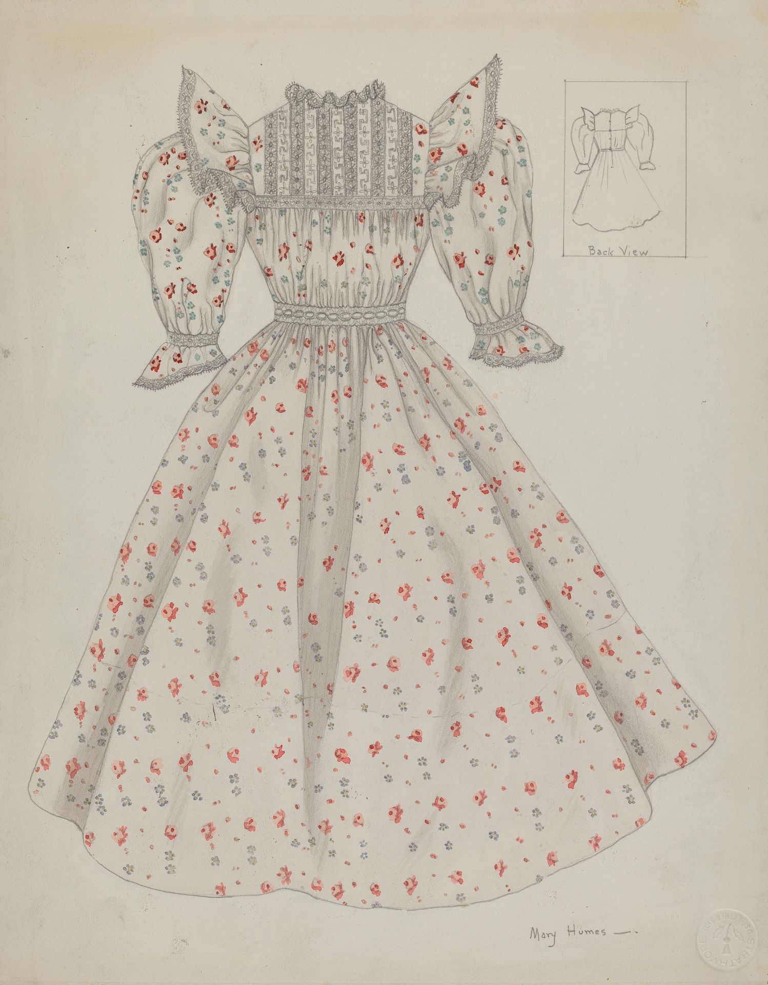 Doll Dress by Mary E. Humes