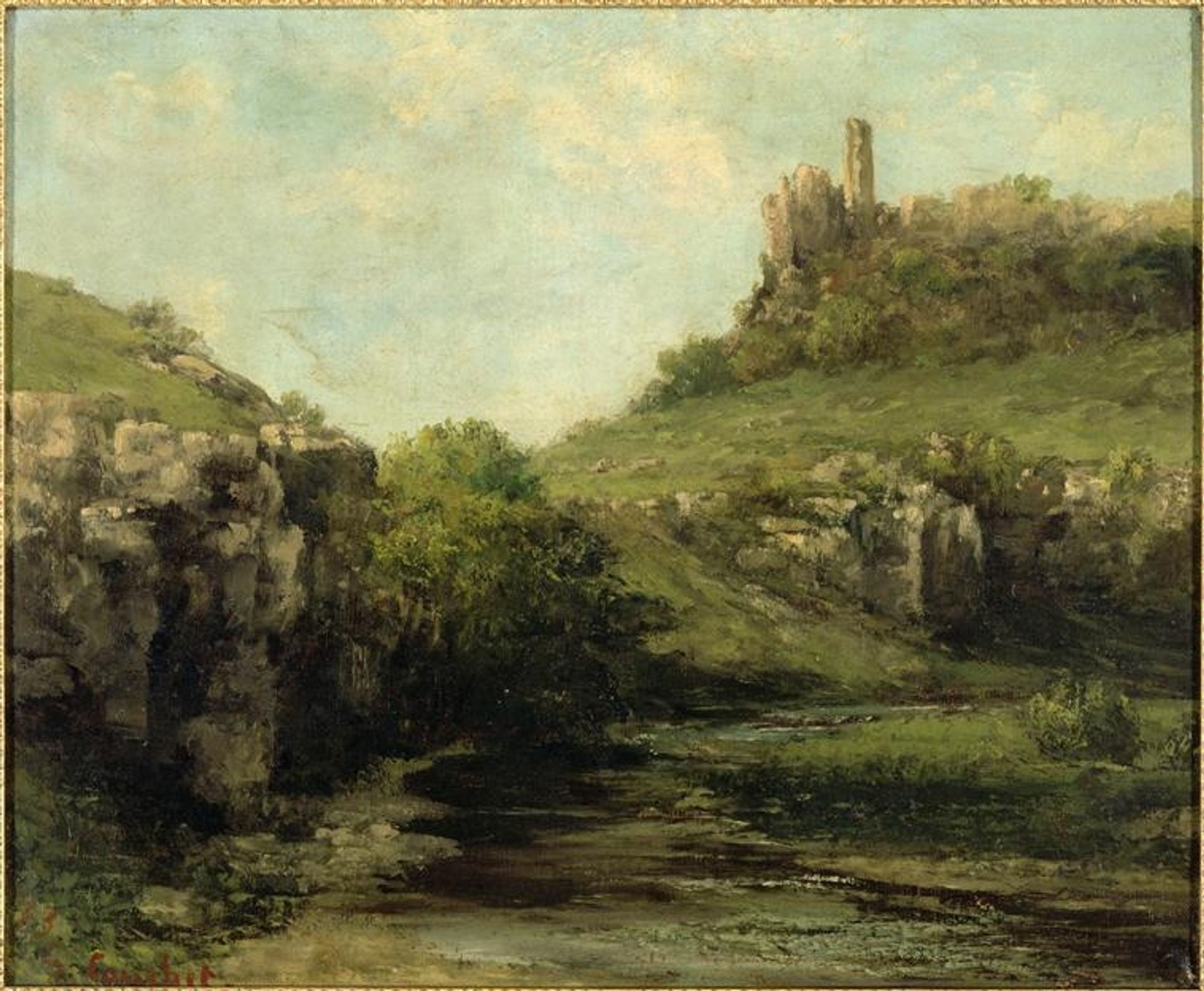 The Source at Ornans by Gustave Courbet