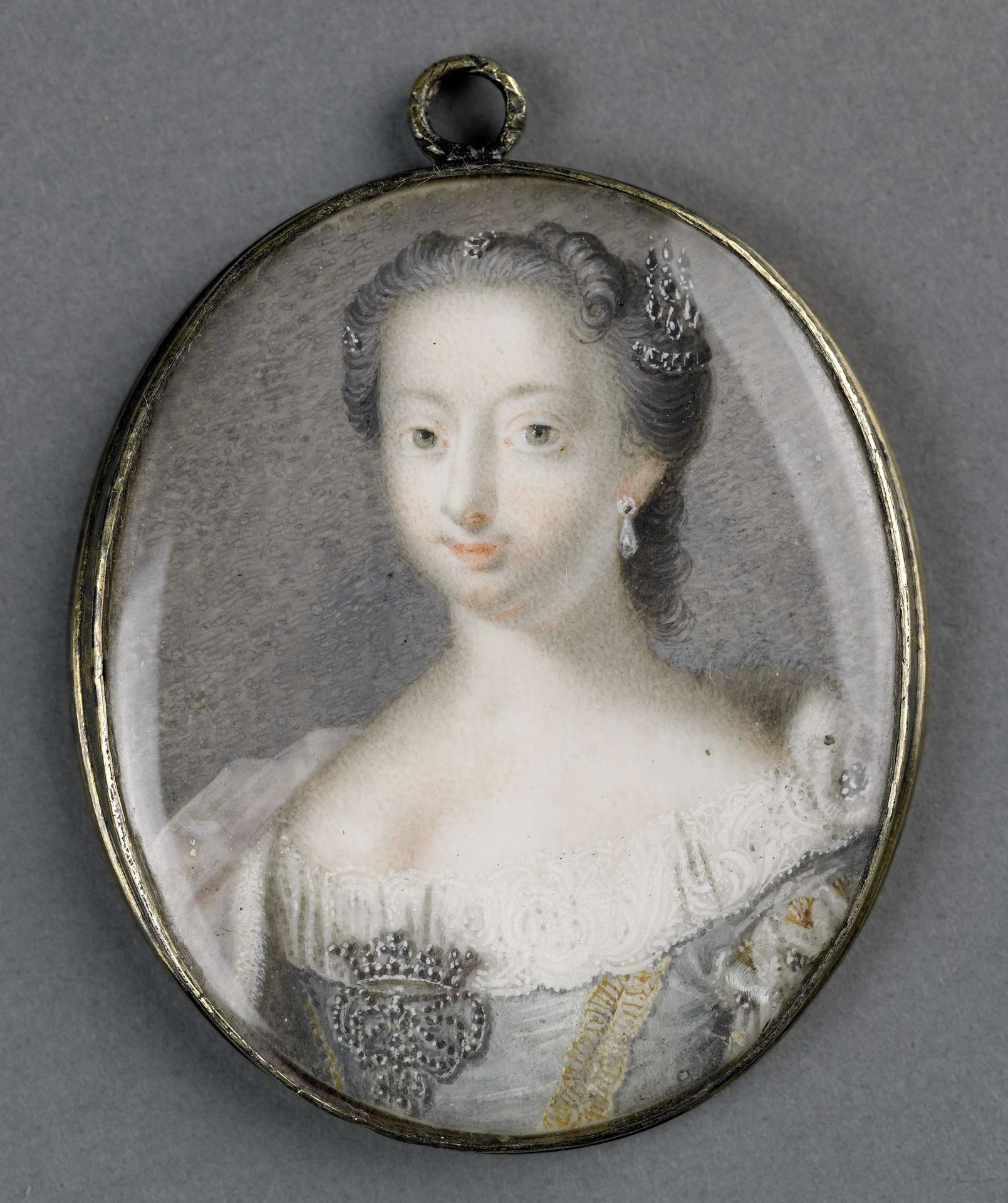 Anna van Hannover (1709-59). Echtgenote van prins Willem IV by Gerrit Kamphuysen