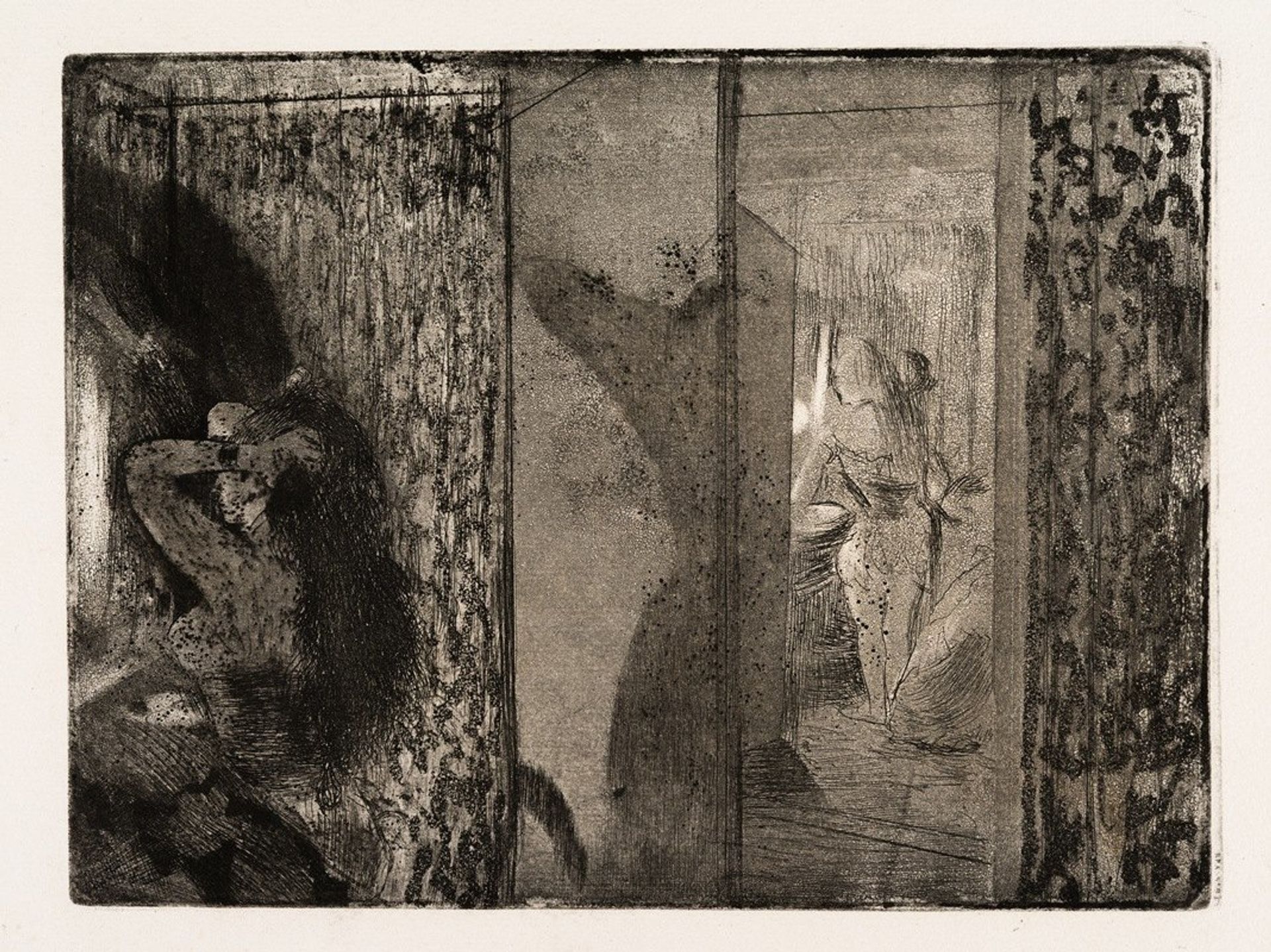 Actresses in their Dressing Rooms by Edgar Degas