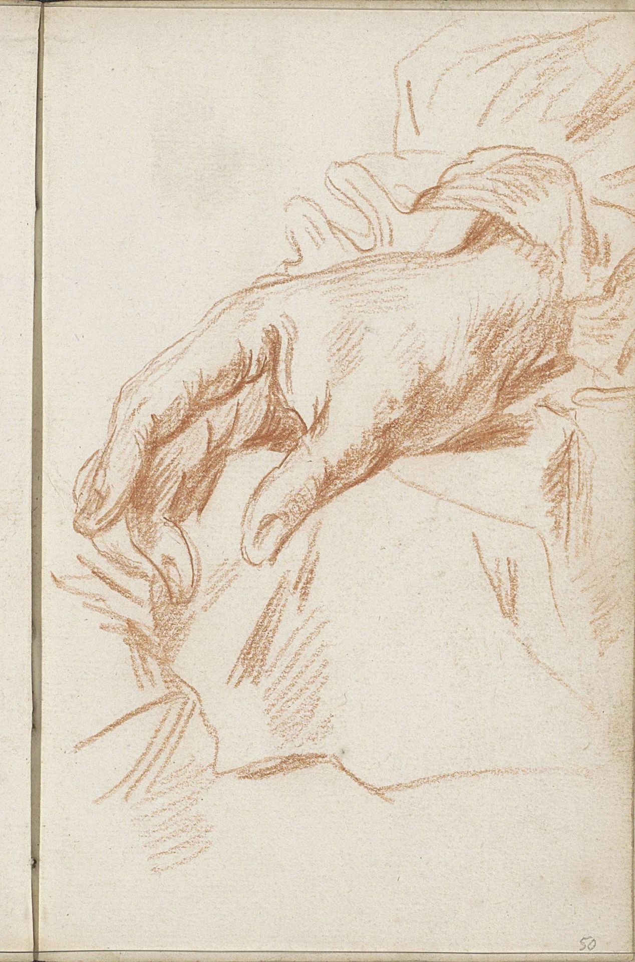 Hand uit een mouw by Petrus Johannes van Reysschoot