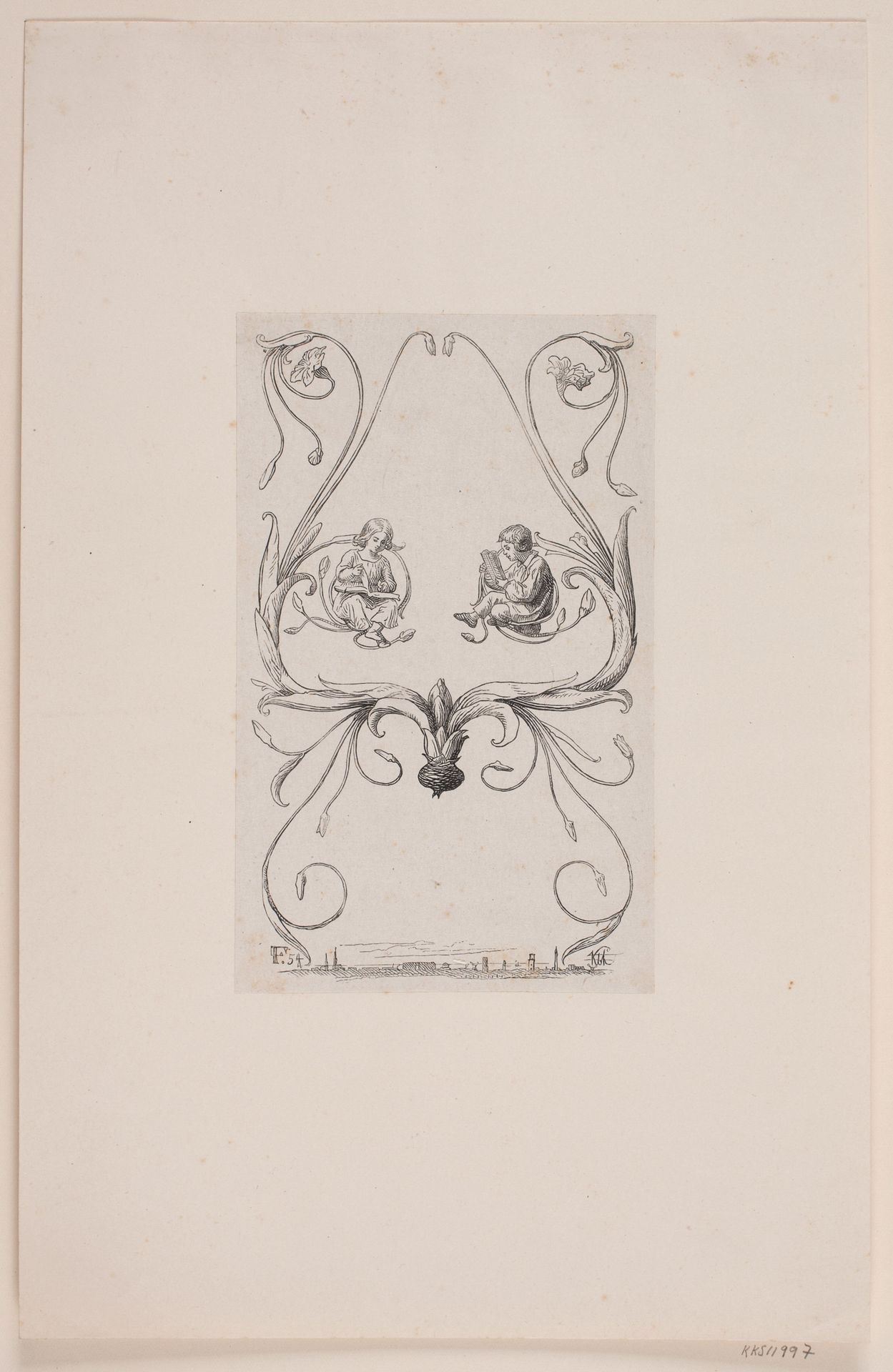 Illustration til "Læsebog med 22 Billeder for Smaadrenge og Smaapiger" by Anonymous