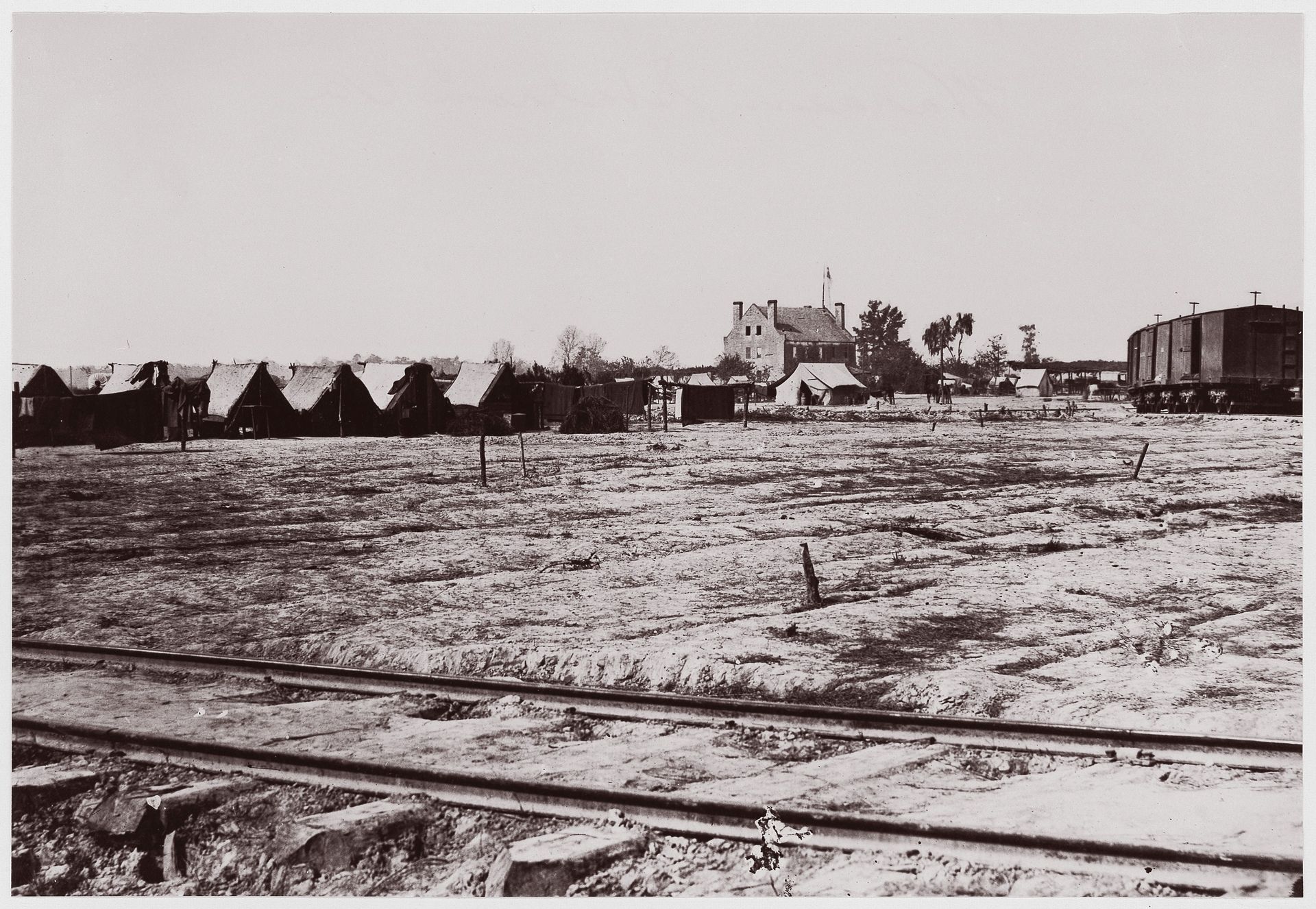 [Warren Station, Front of Petersburg, Virginia] by Timothy O'Sullivan
