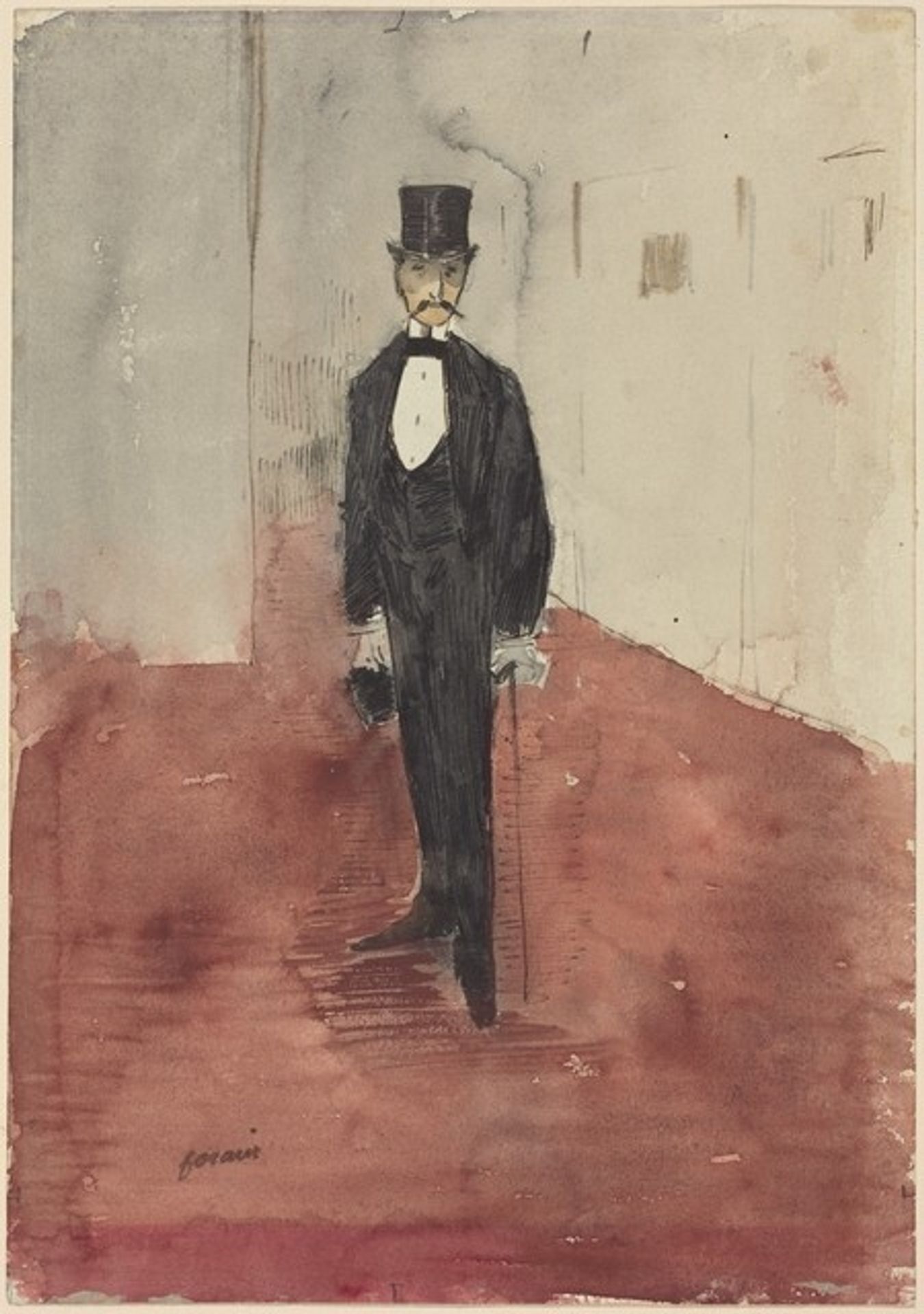 A Duellist by Jean-Louis Forain
