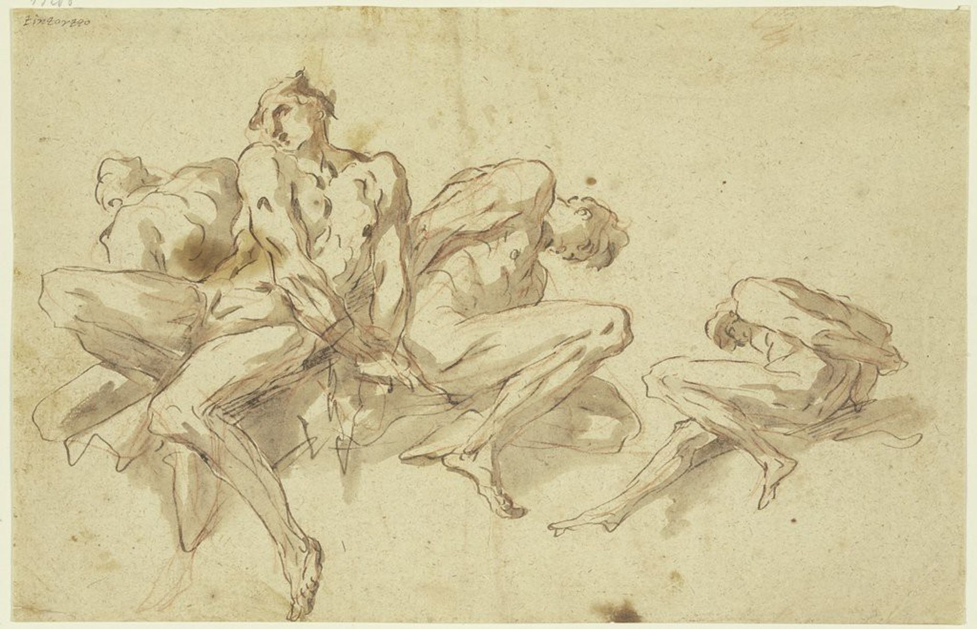 Four slaves by Gaspare Diziani