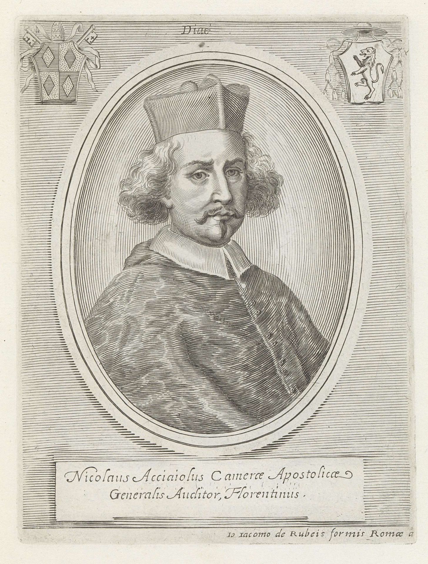 Portret van kardinaal Nicolò Acciaioli by Anonymous