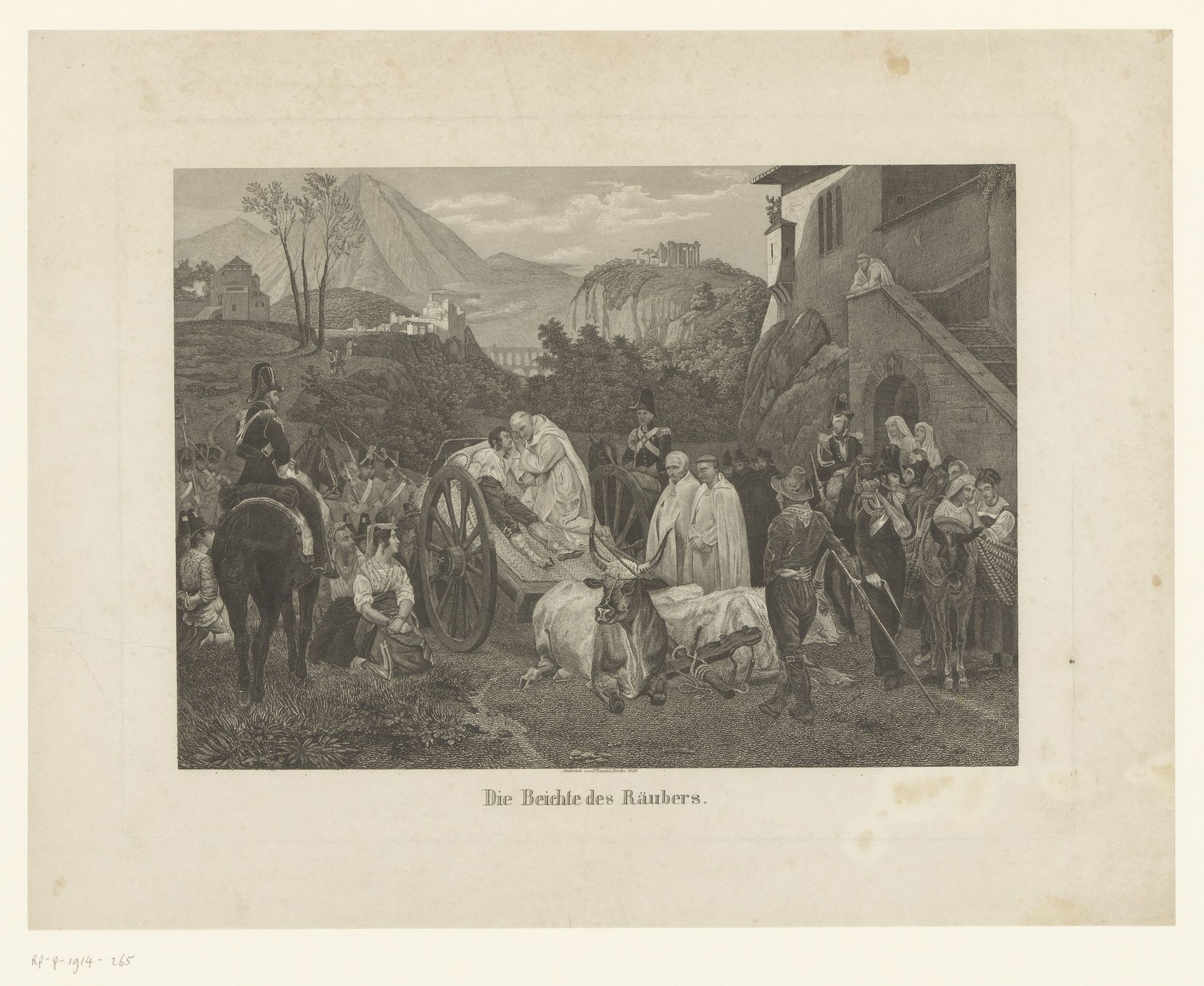 Biecht van een rover by F. Randel