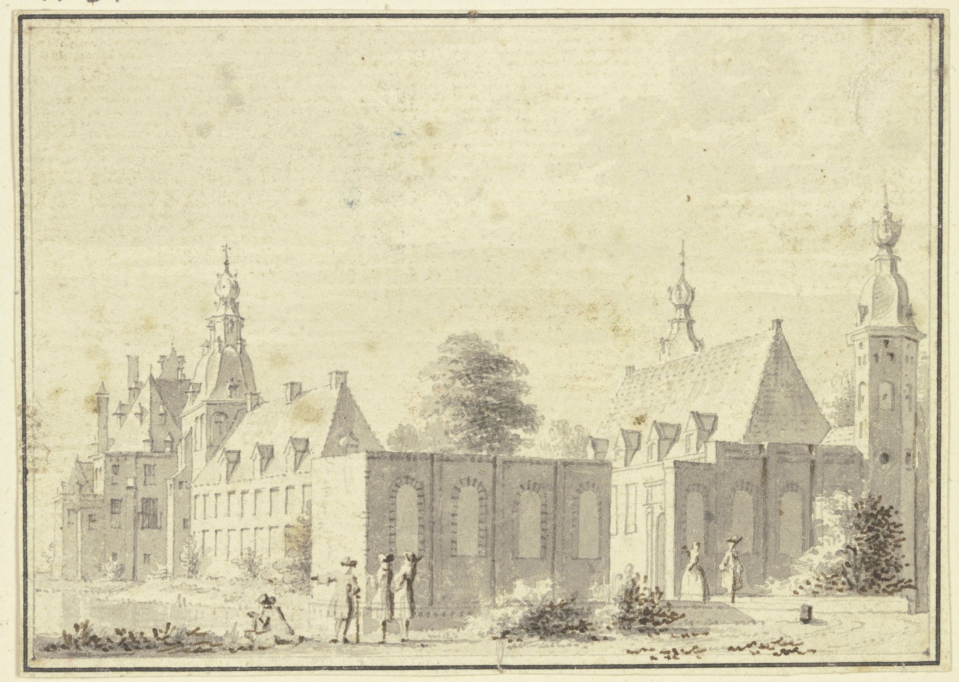 t'Huis den Ooy van Achteren by Cornelis Pronk